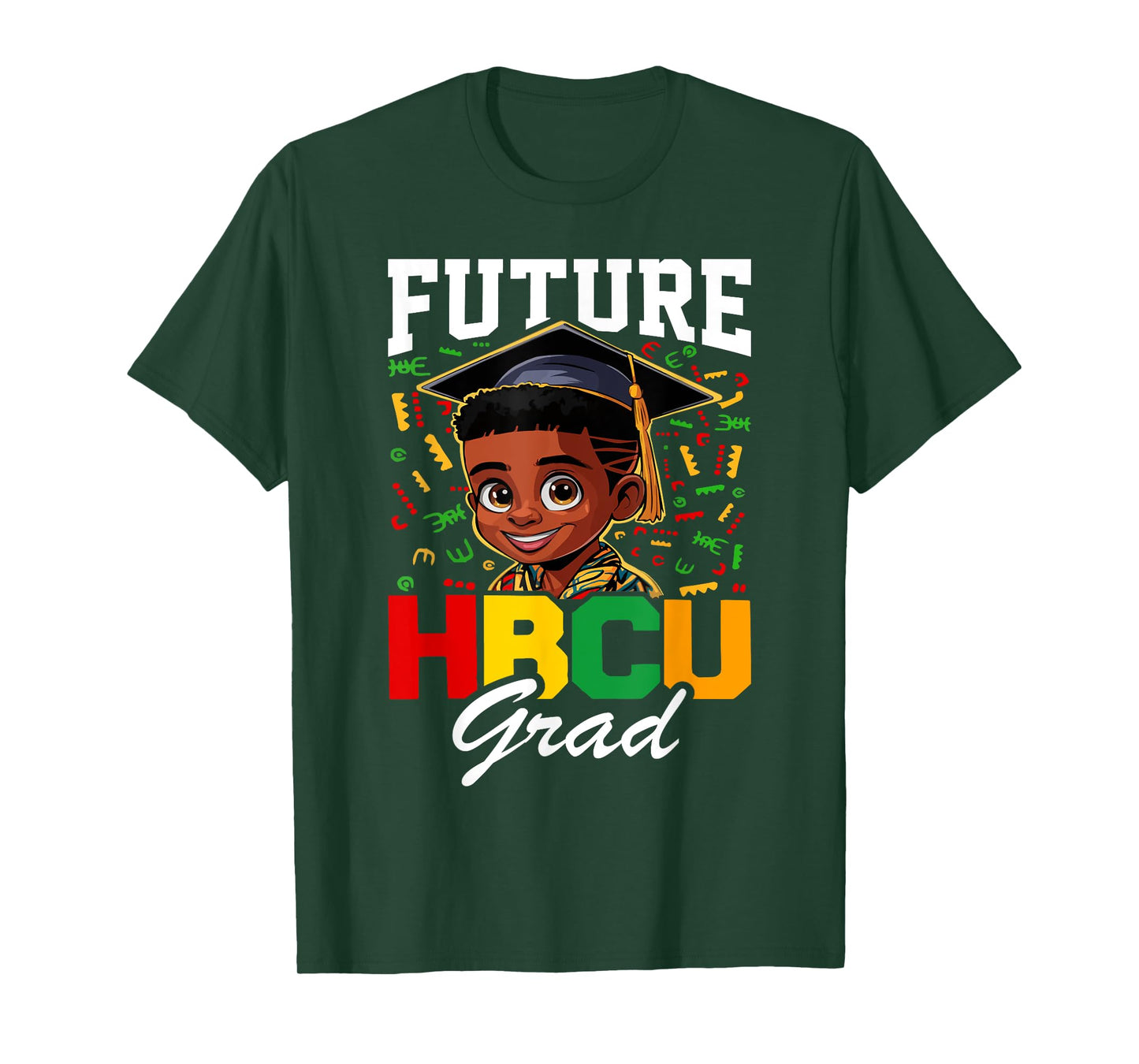 Future HBCU Grad Black Boy HBCU Toddler Kids Graduation T-Shirt