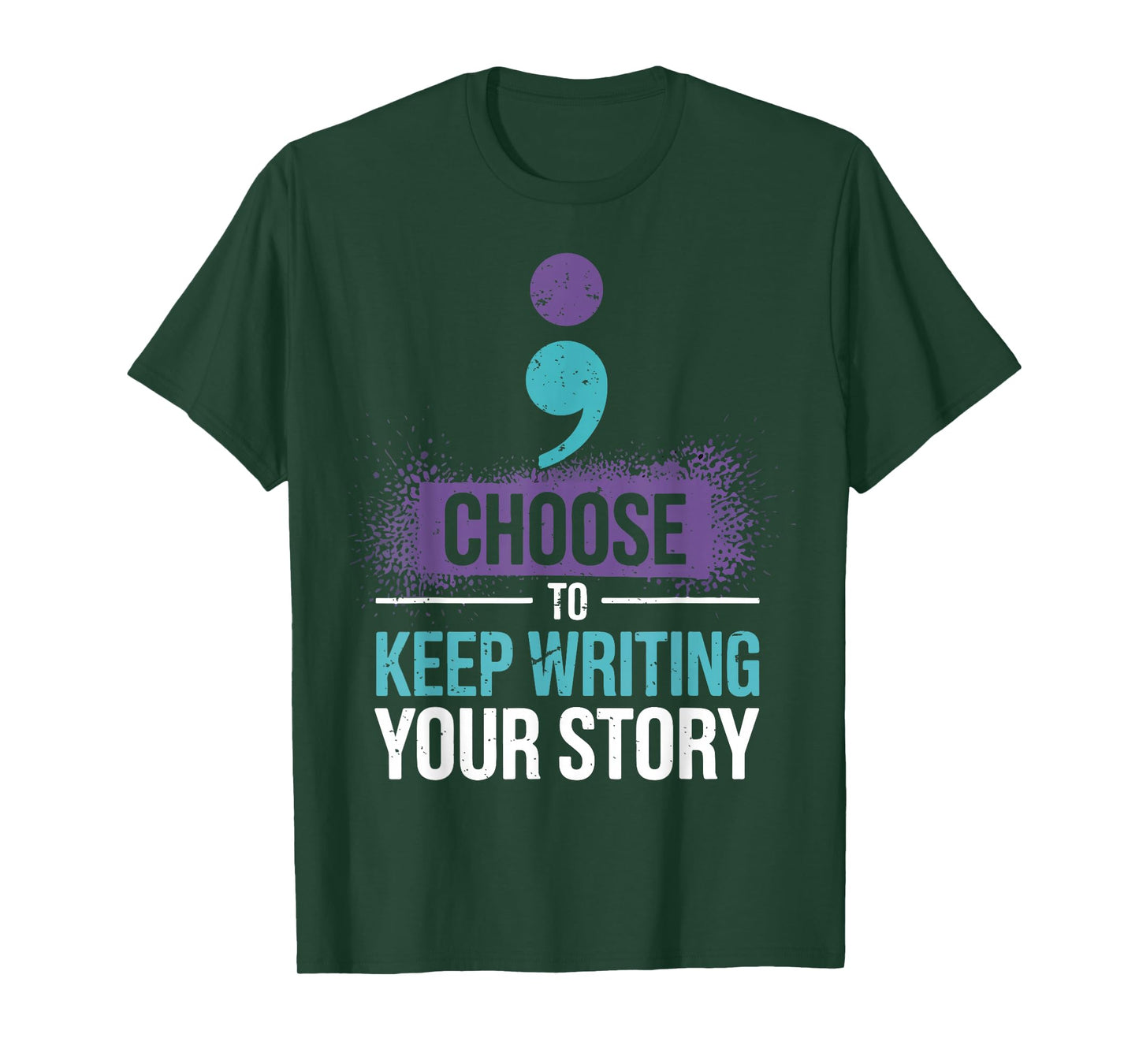Choose to Keep Writing Your Story Inspirational Motivational T-Shirt
