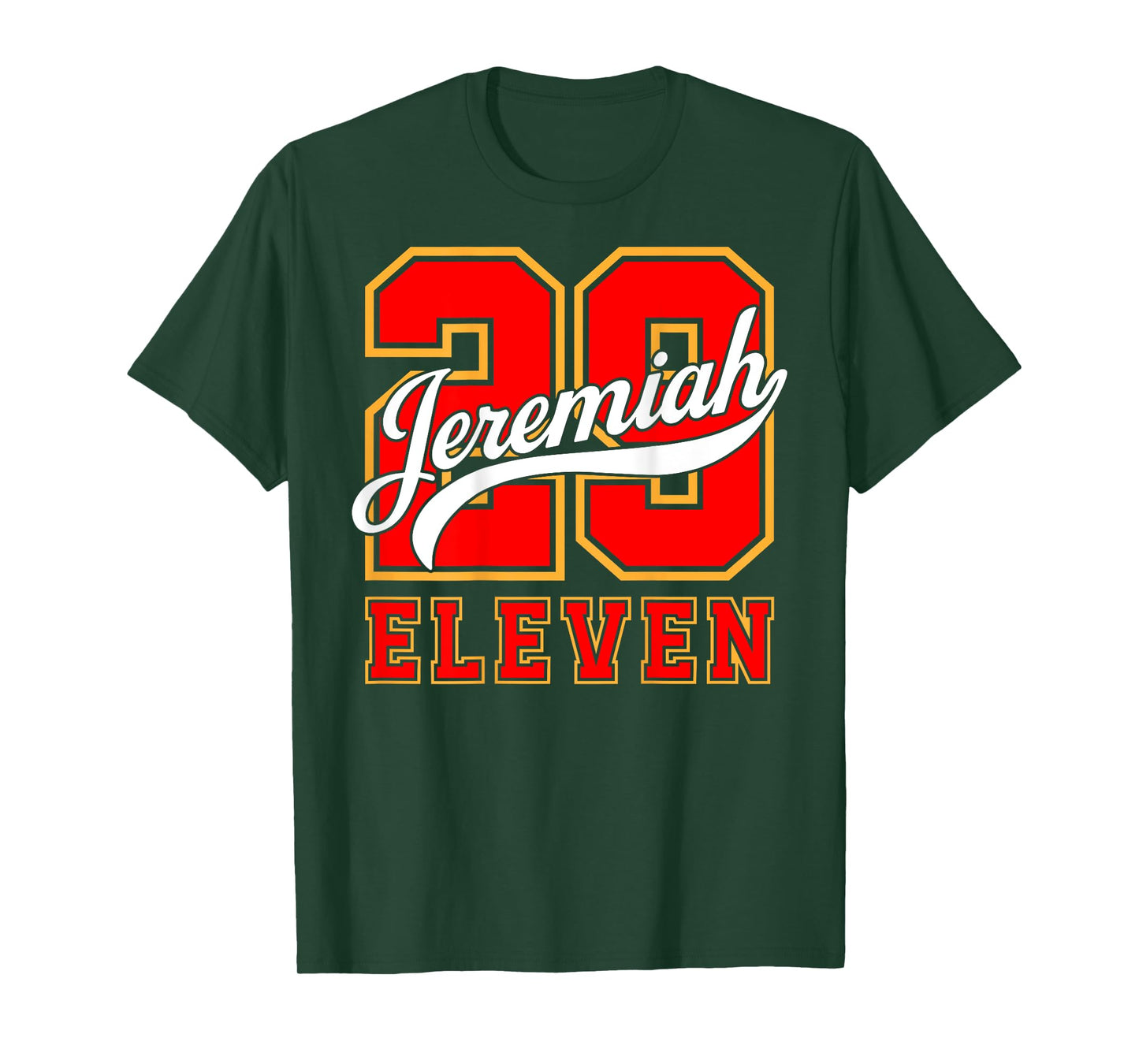 Jeremiah 29:11 Sports Theme Faith wear Christian T-Shirt