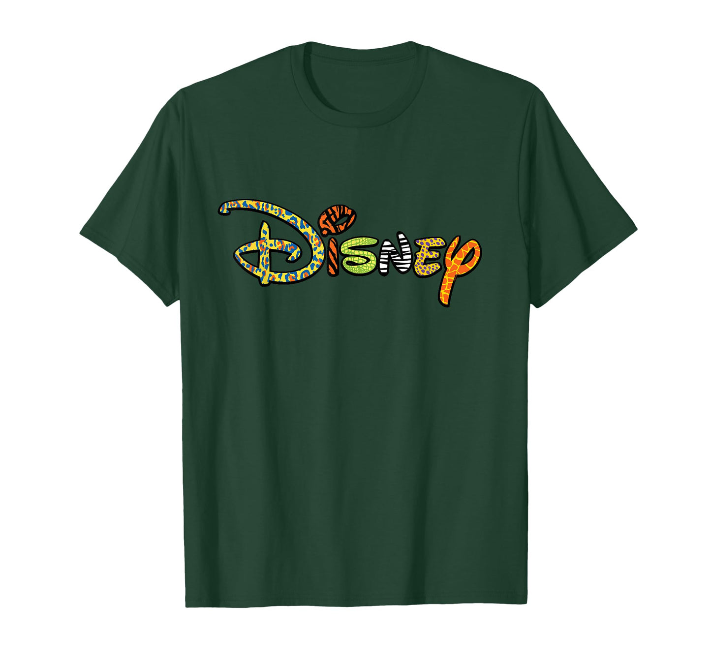 Disney Animal Print Logo Family Trip Group Matching Vacation T-Shirt