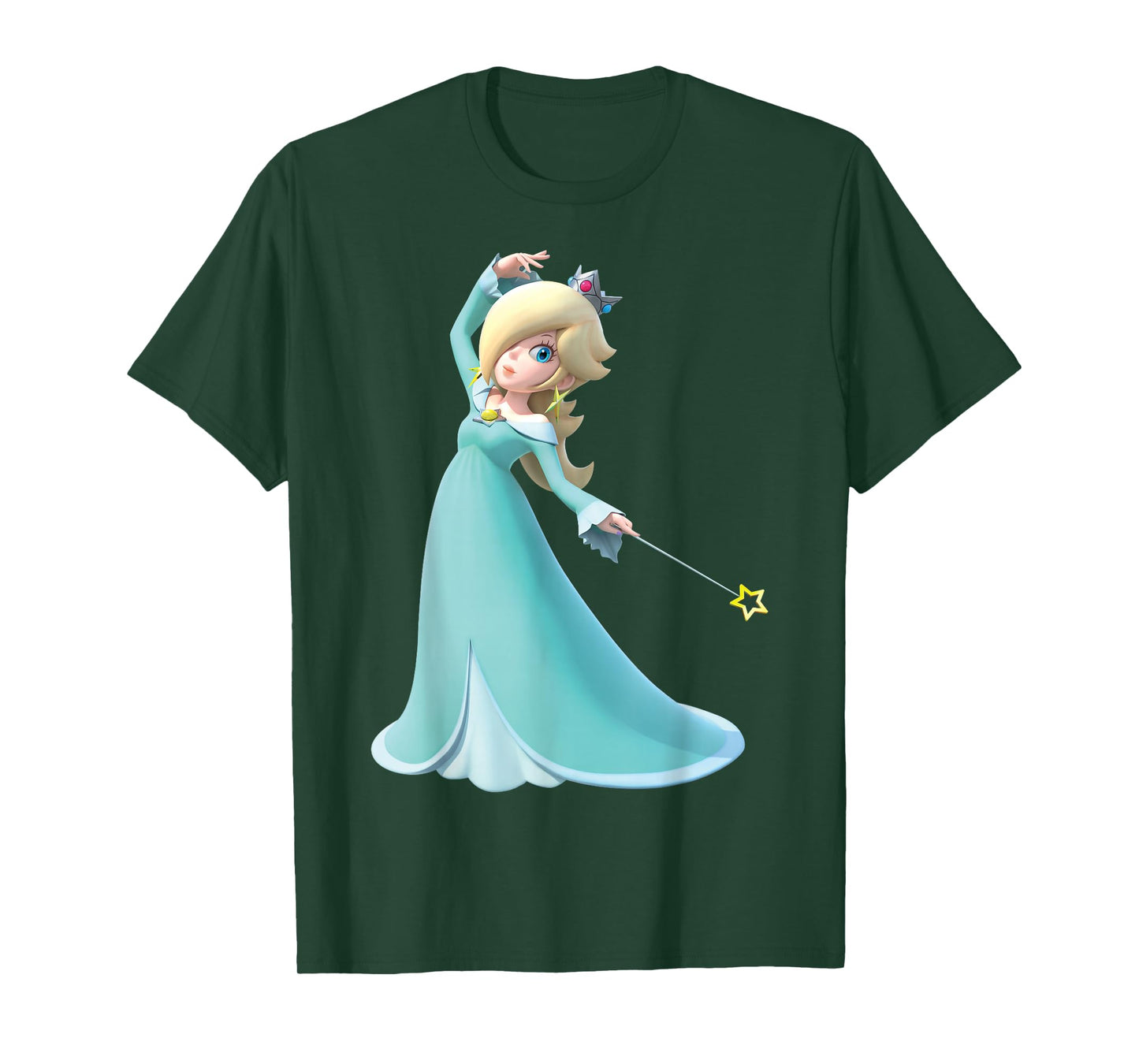 Super Mario Vintage Rosalina 3D Nintendo Poster T-Shirt