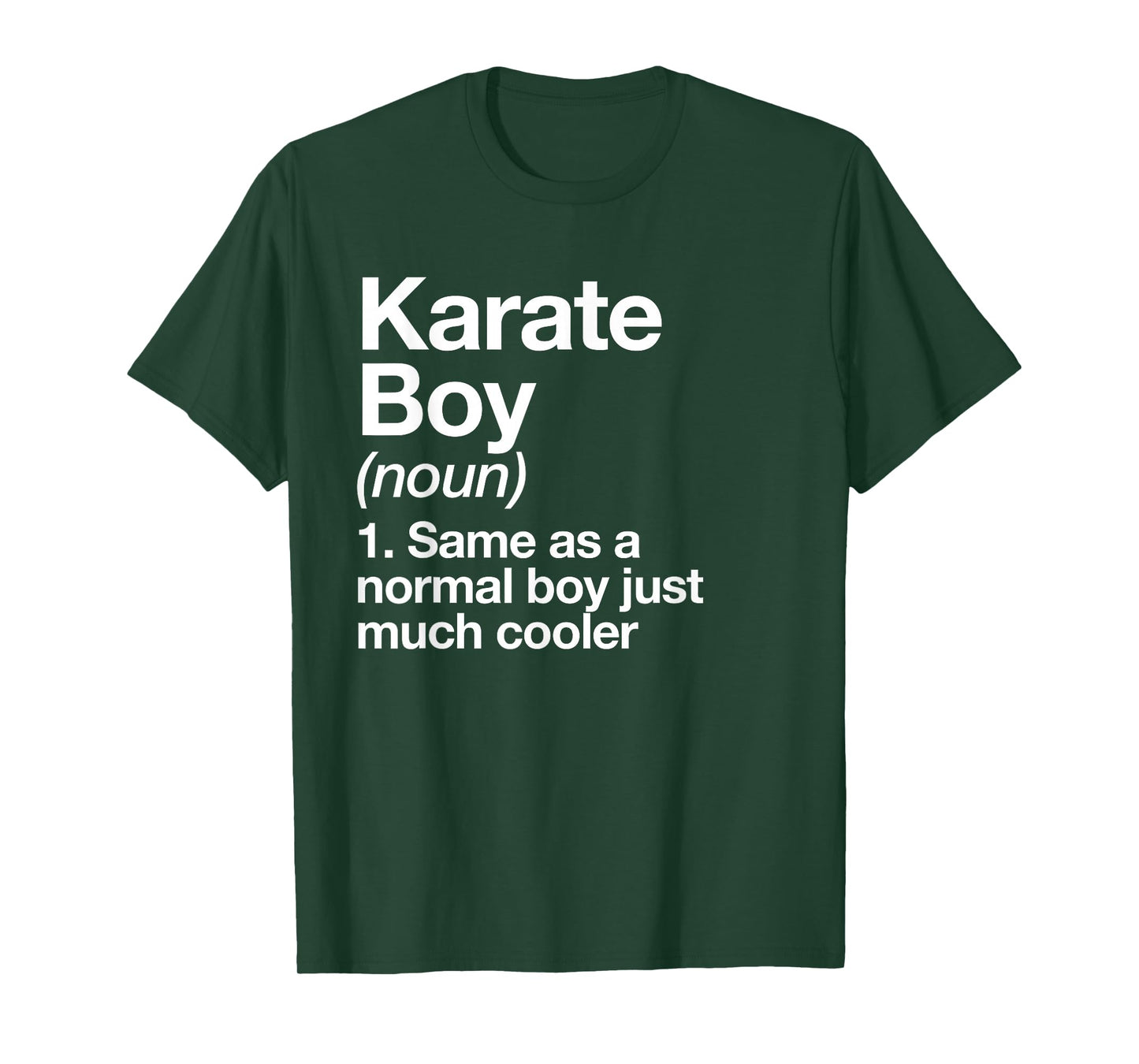 Karate Boy Definition Funny Martial Arts T-Shirt
