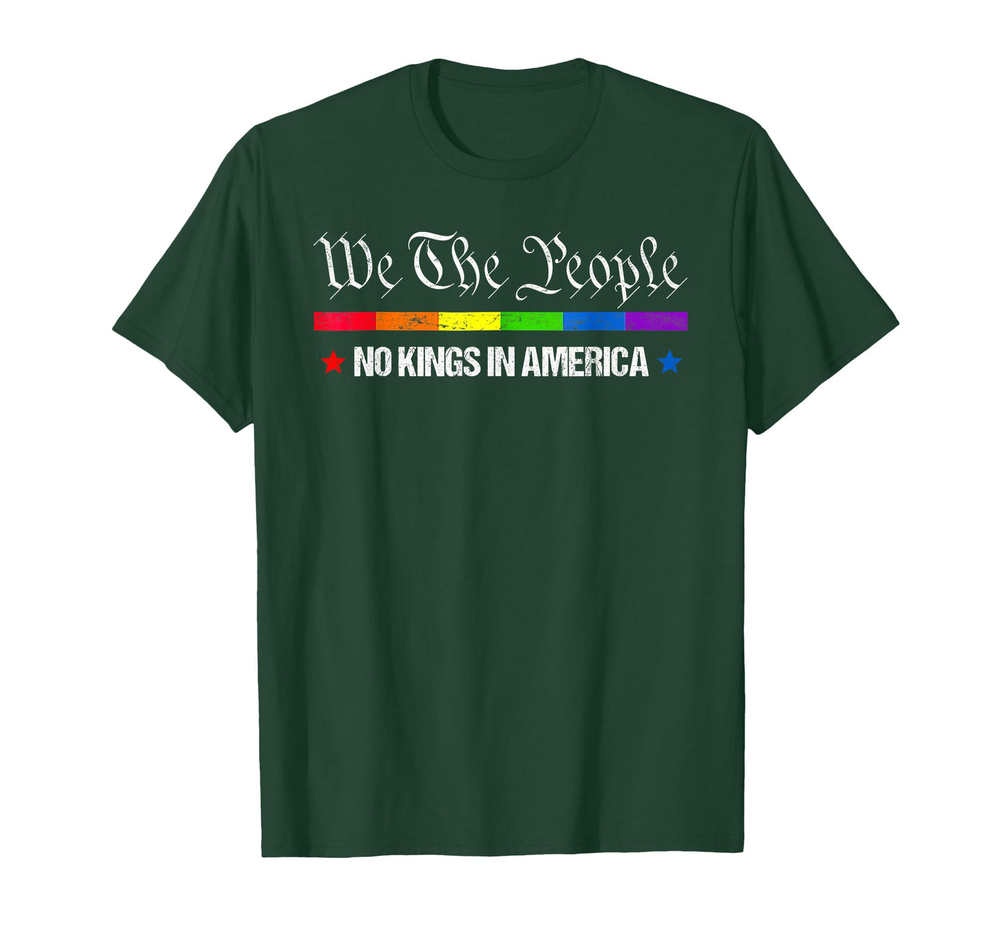 We The People No Kings in America Funny Political T-Shirt