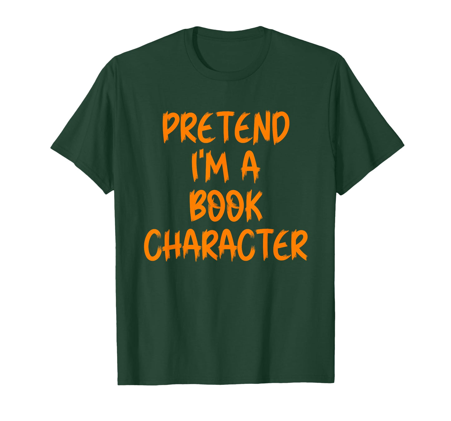 Halloween Pretend I'm Book Character Costume Lazy Adult Kids T-Shirt