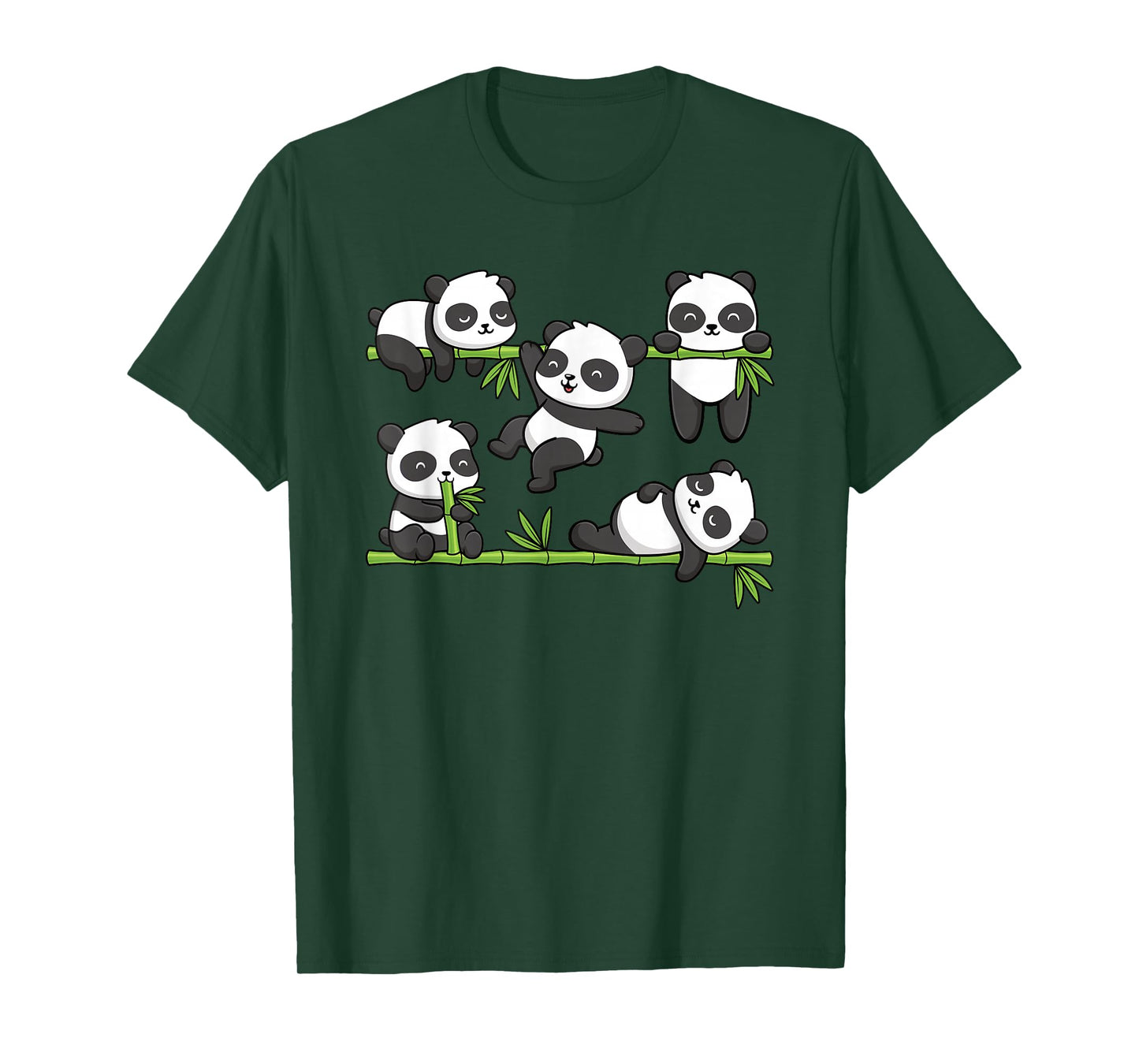 Cute Kawaii Panda Bear Panda Lover Men Women Kids T-Shirt