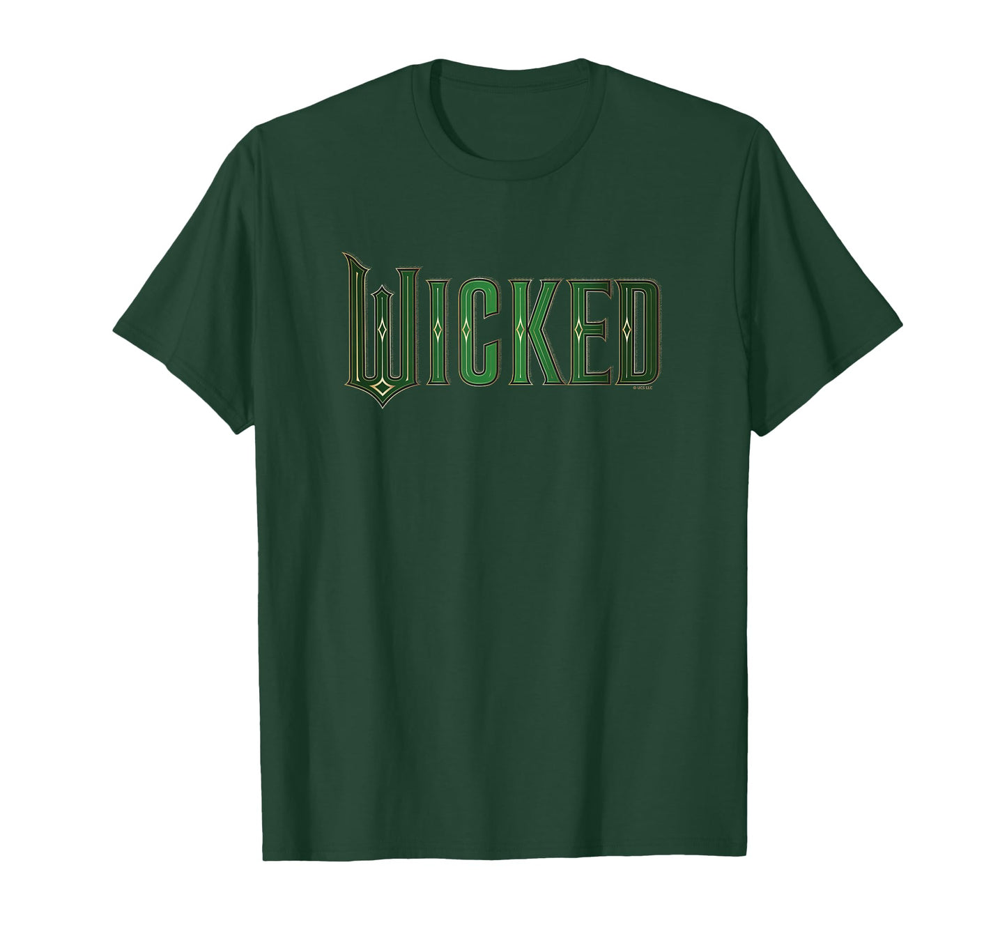 Wicked Movie Logo Emerald Green T-Shirt