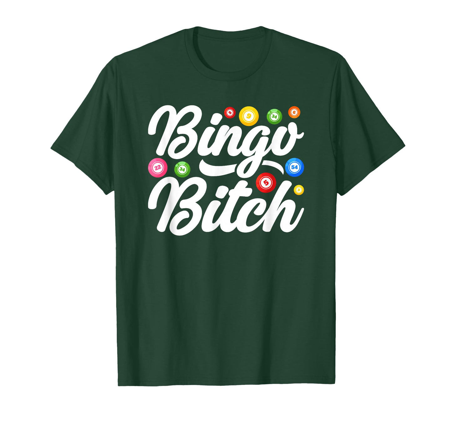 Bingo Bitch Player Gambling Lottery Women Bingo T-Shirt