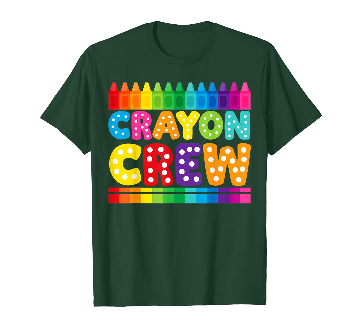 Crayon Crew Coloring Artistic Drawing Color Party Custome T-Shirt