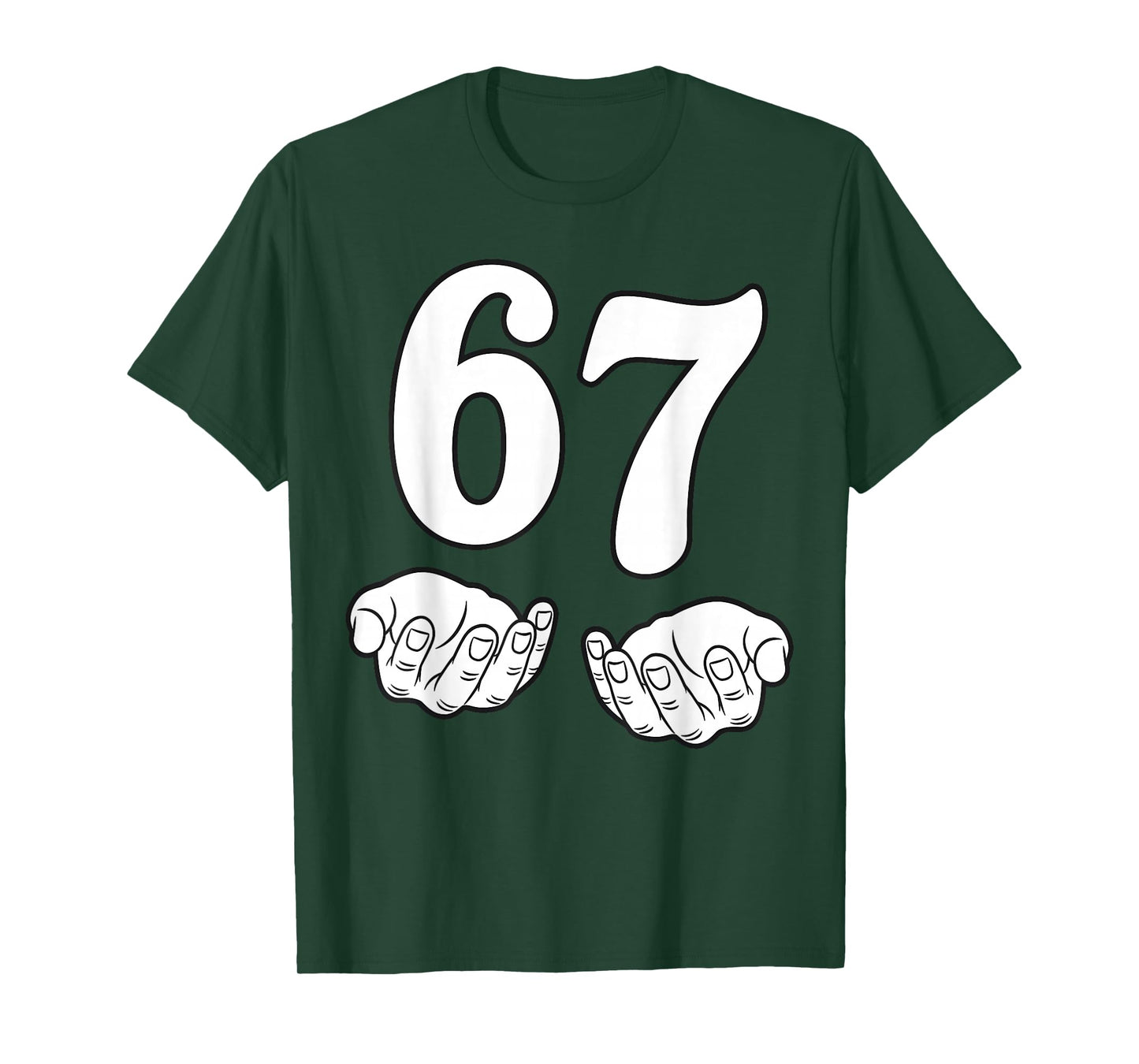 Six Seven 6 7 Funny 67 Gen Alpha Slang 6-7 Meme School T-Shirt