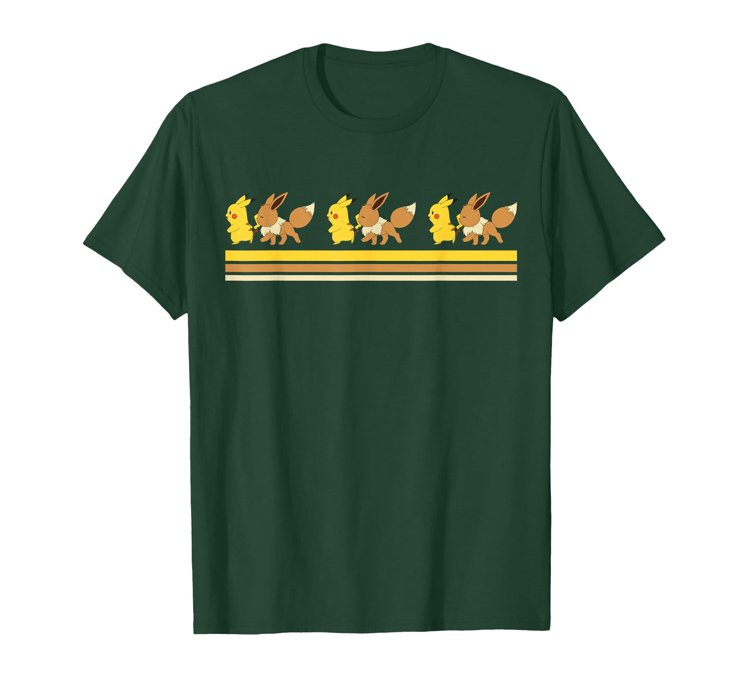 Pokemon Pikachu & Eevee Retro T-Shirt