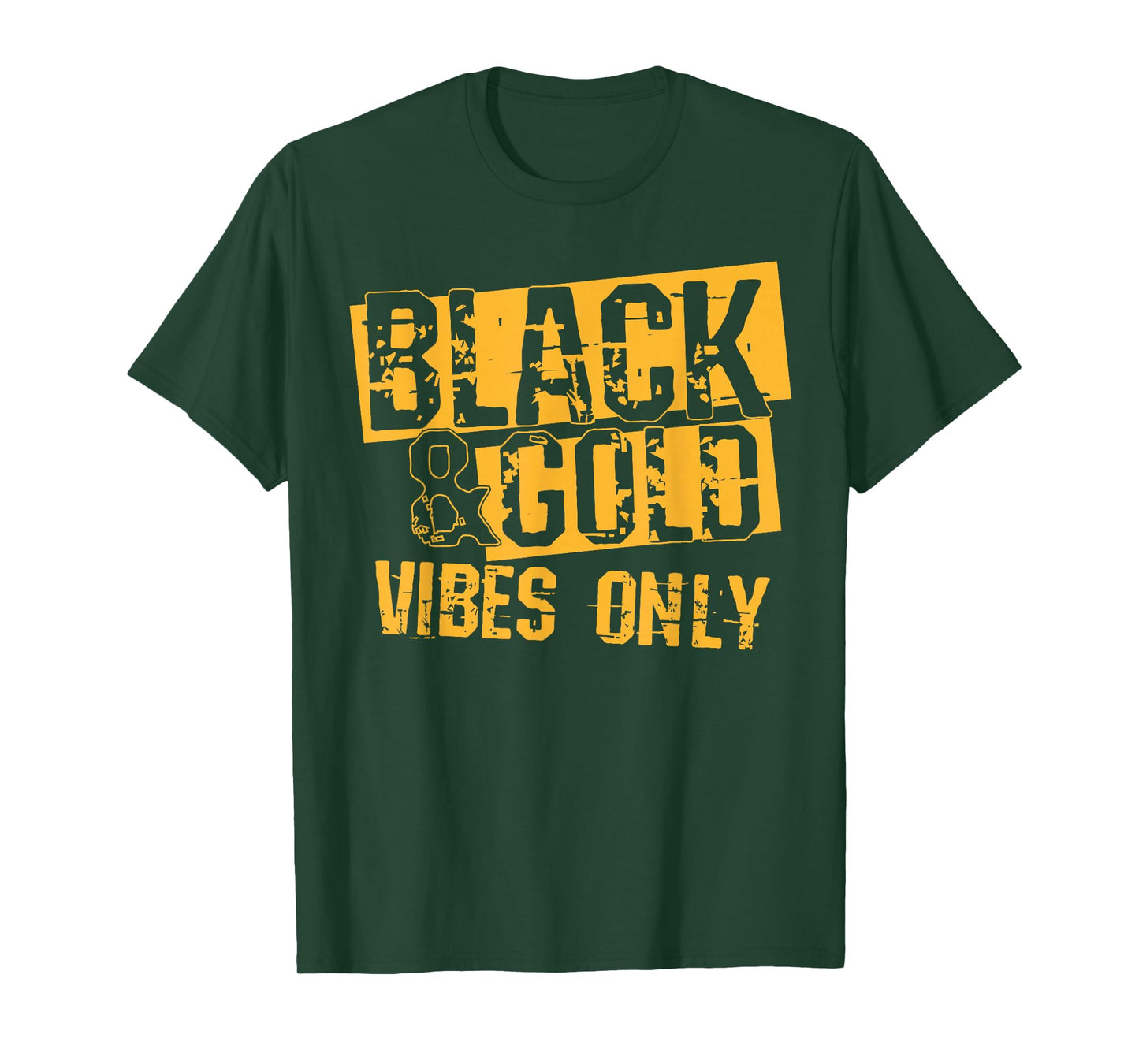 Black Gold Game Day Group Shirt for High School Football T-Shirt