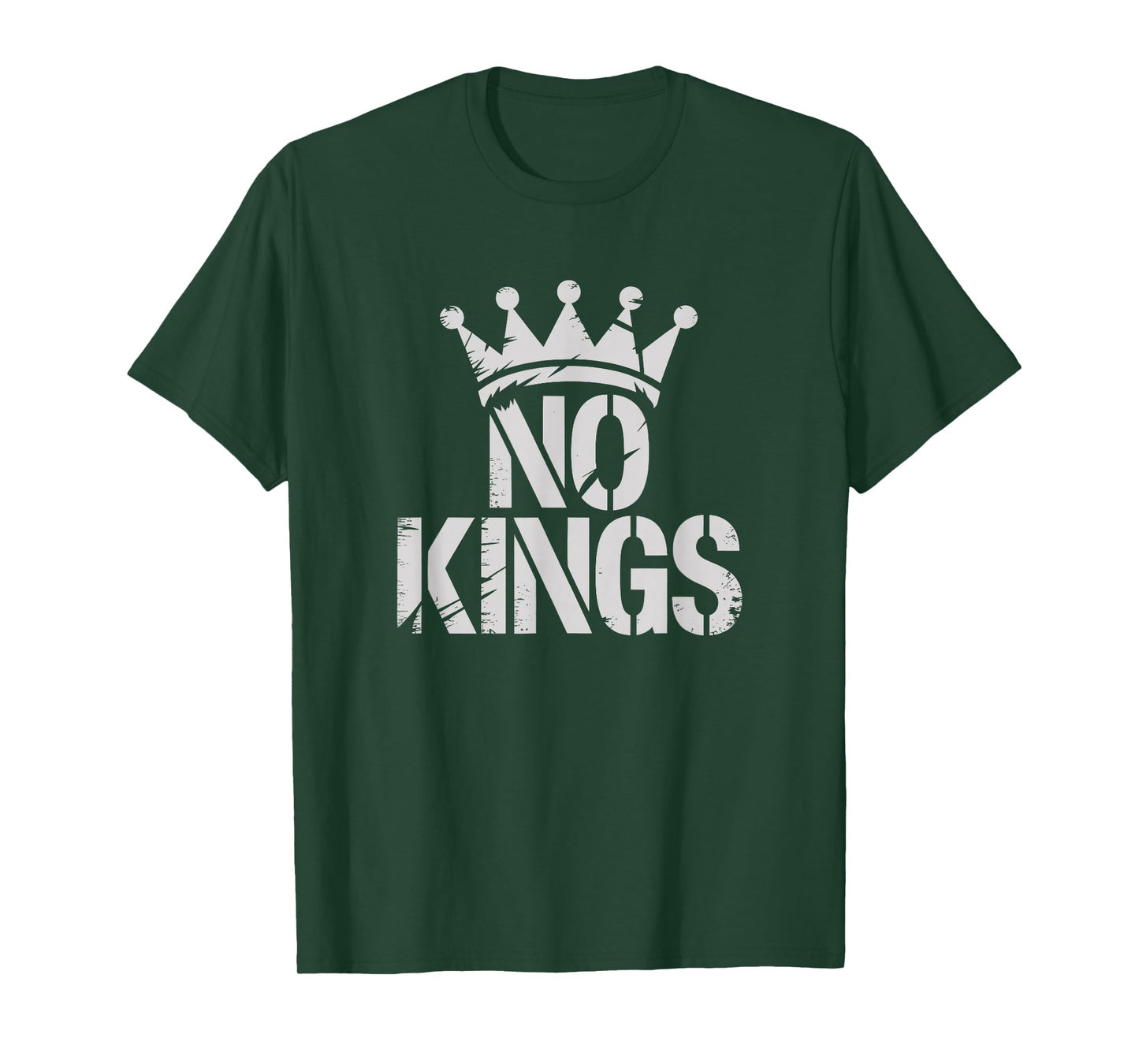 No Kings in USA tees. Minimalist Design Freedom Statement T-Shirt