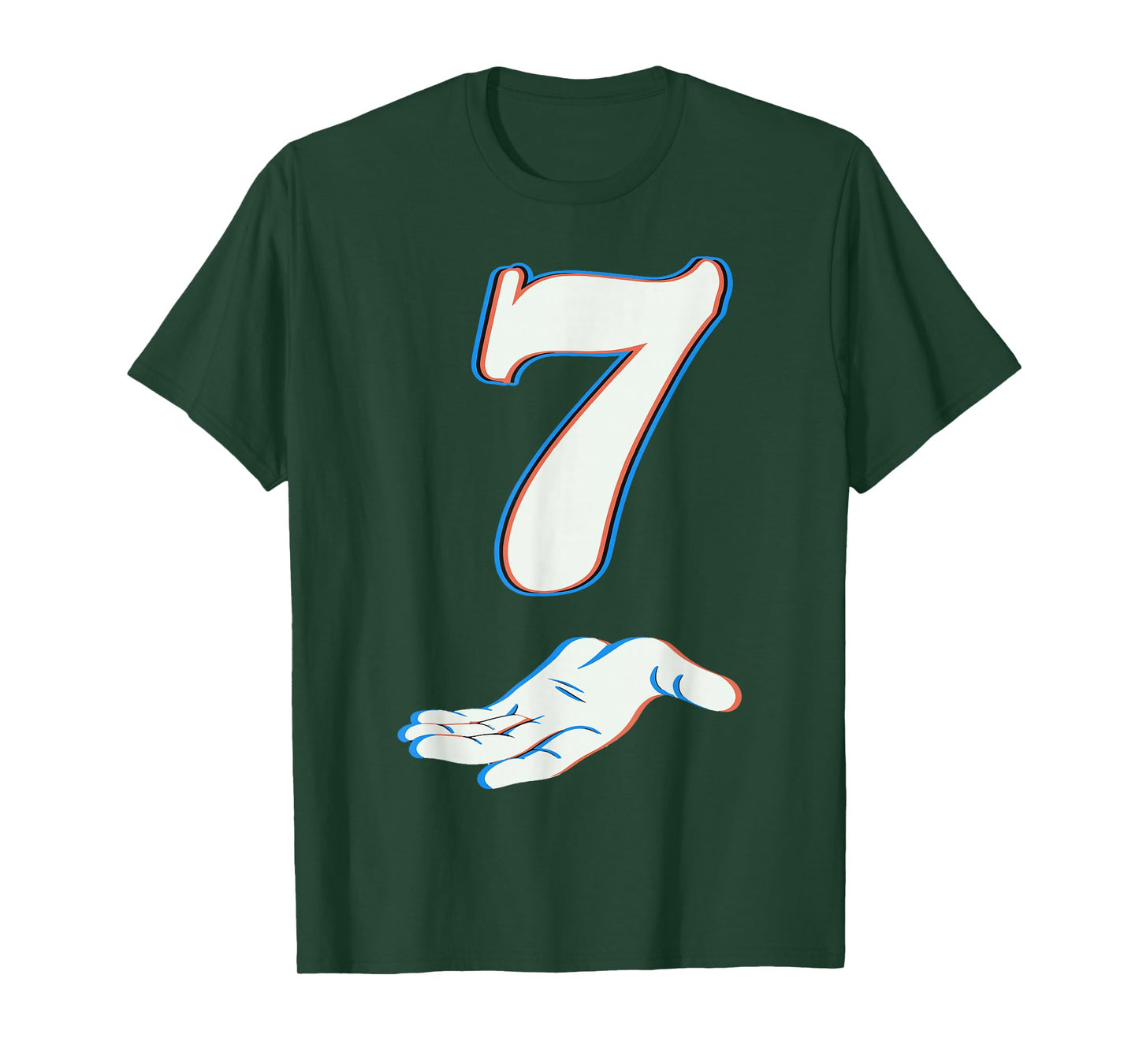 Number 7 Matching 67 Six Seven Meme Couple Halloween Costume T-Shirt