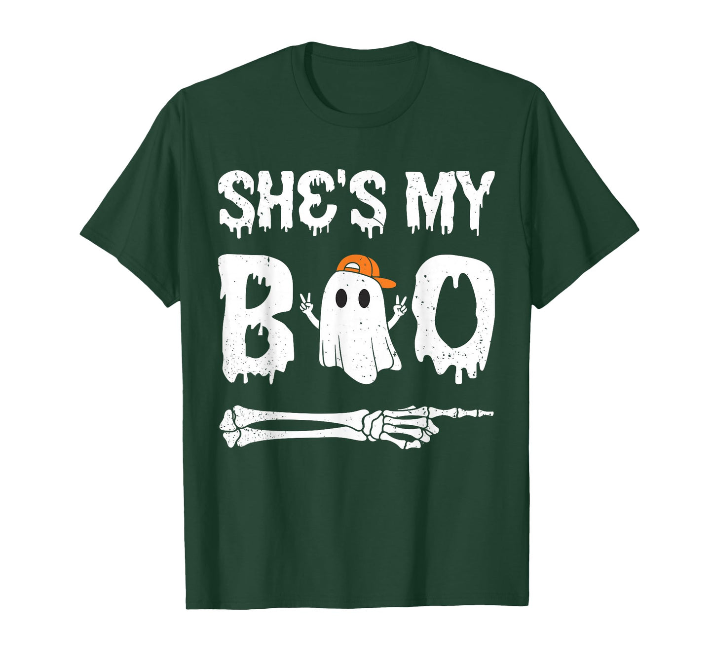 She's My Boo Matching Halloween Pajama Couples He's My Boo T-Shirt