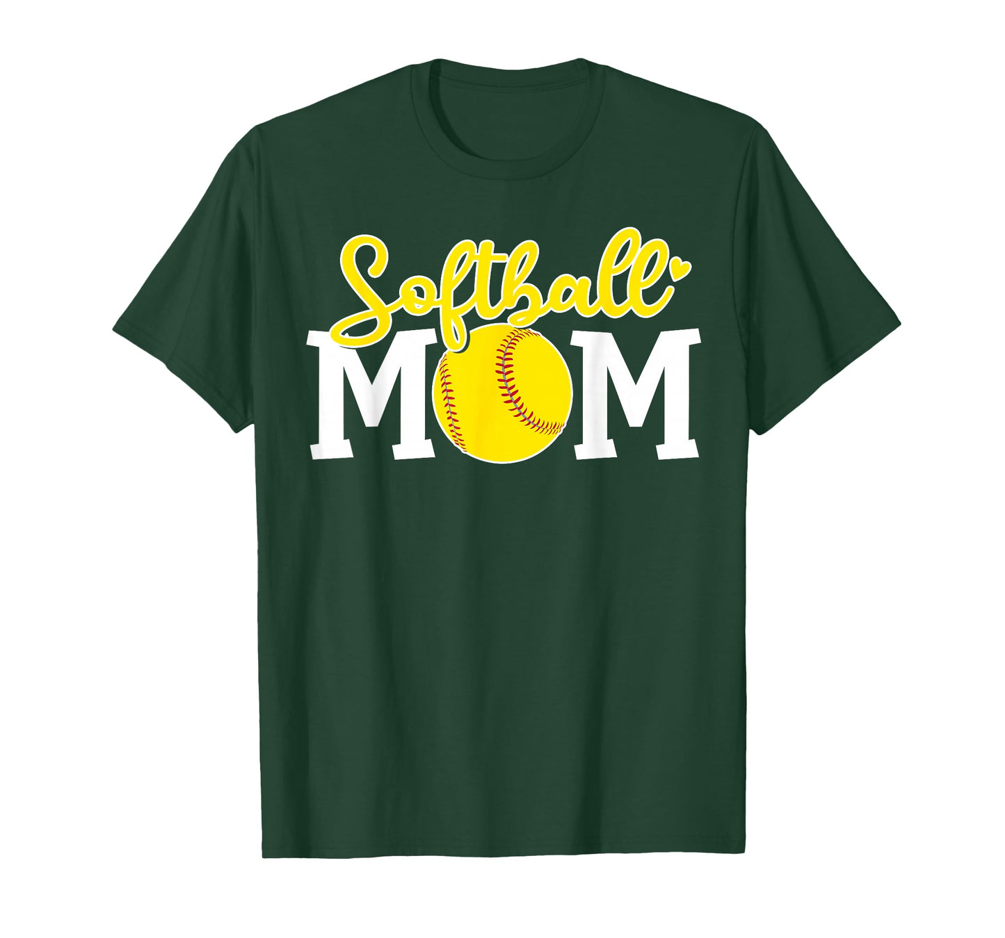 Softball Mom Cute For Mother Love Softball T-Shirt