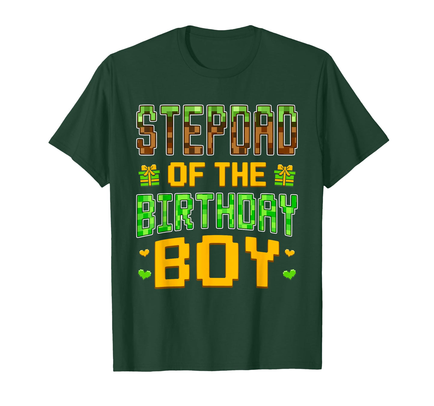 Stepdad of The Birthday Boy Video Gamer Birthday Party T-Shirt