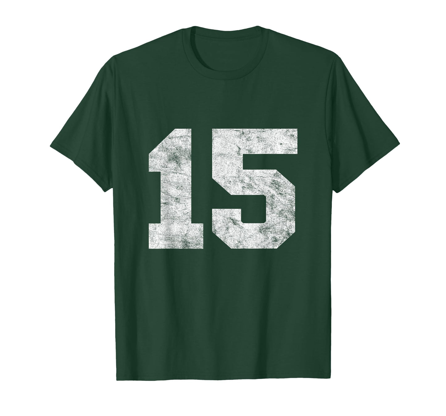 Vintage Lucky Number 15 Birthday Sports Player Team Athlete T-Shirt