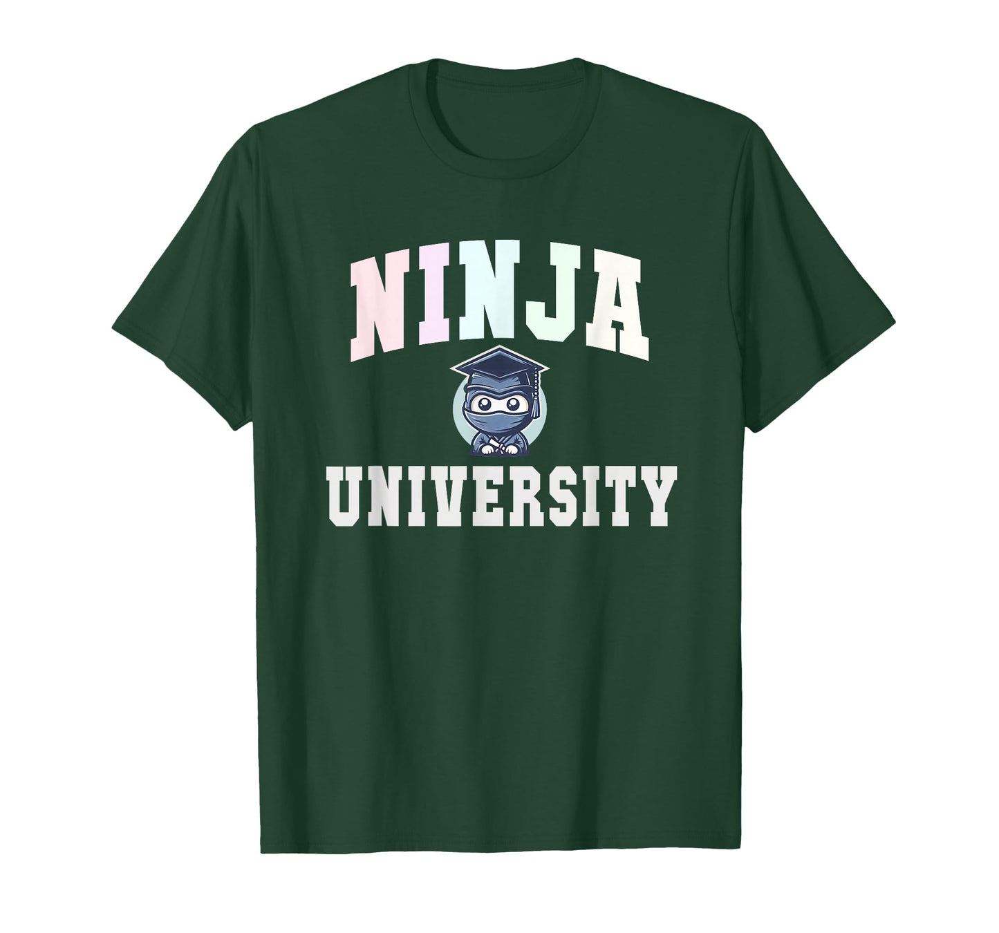 Motivational NINJA UNIVERSITY Coach Graduate School Training T-Shirt