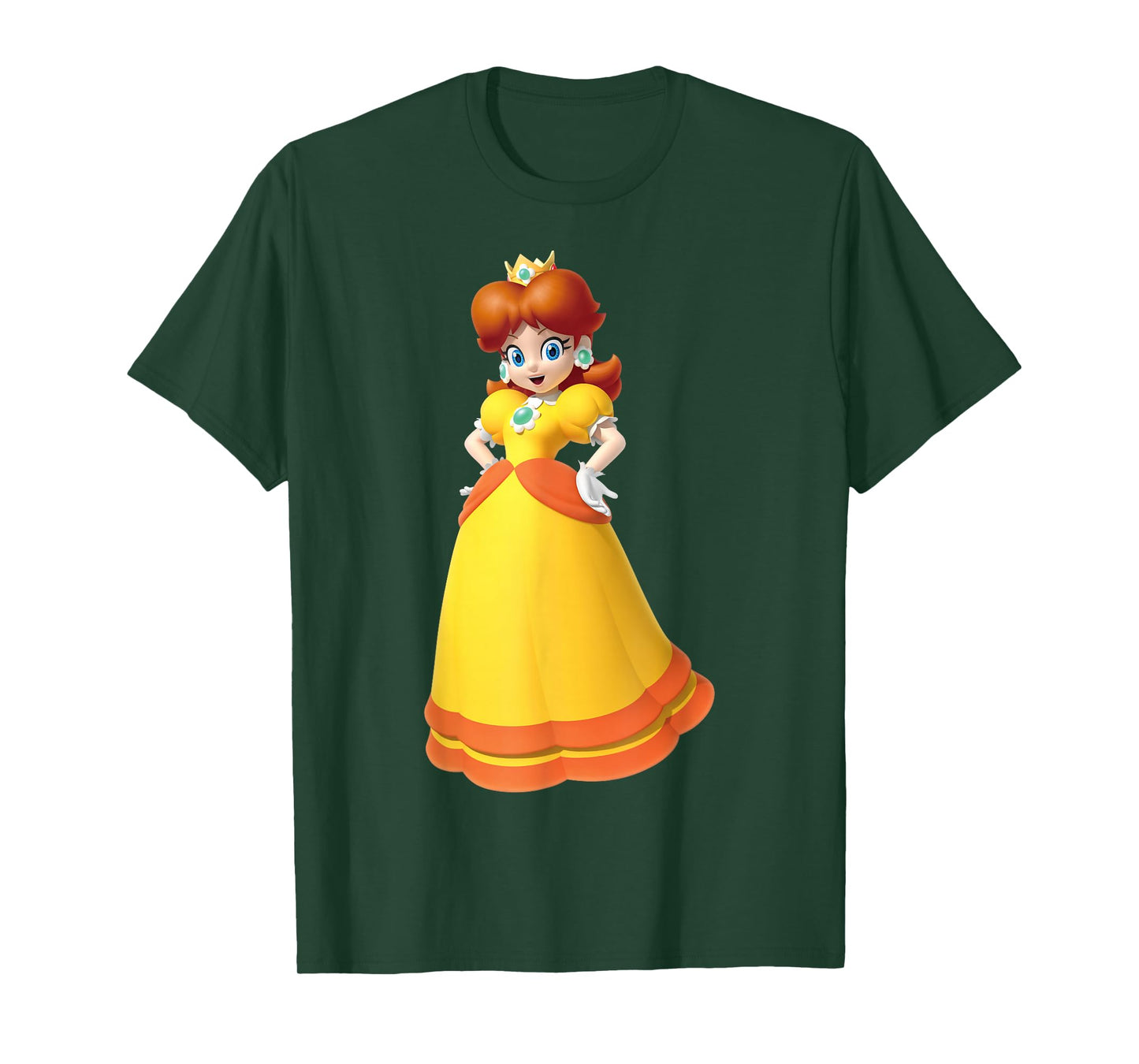 Super Mario Princess Daisy 3D Nintendo Icon Color Poster T-Shirt