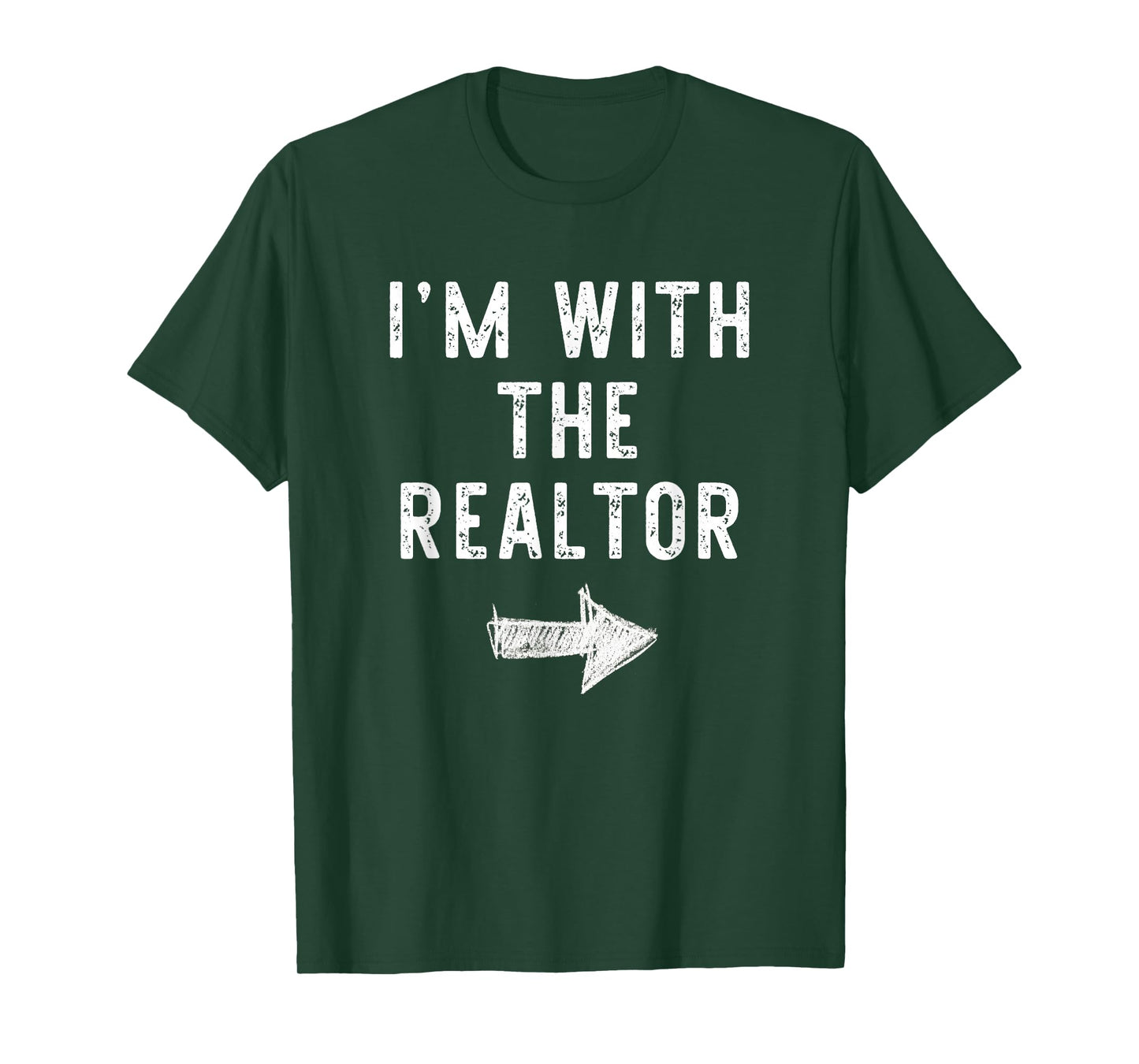 I’m with The Realtor Funny Halloween Couple Costume T-Shirt