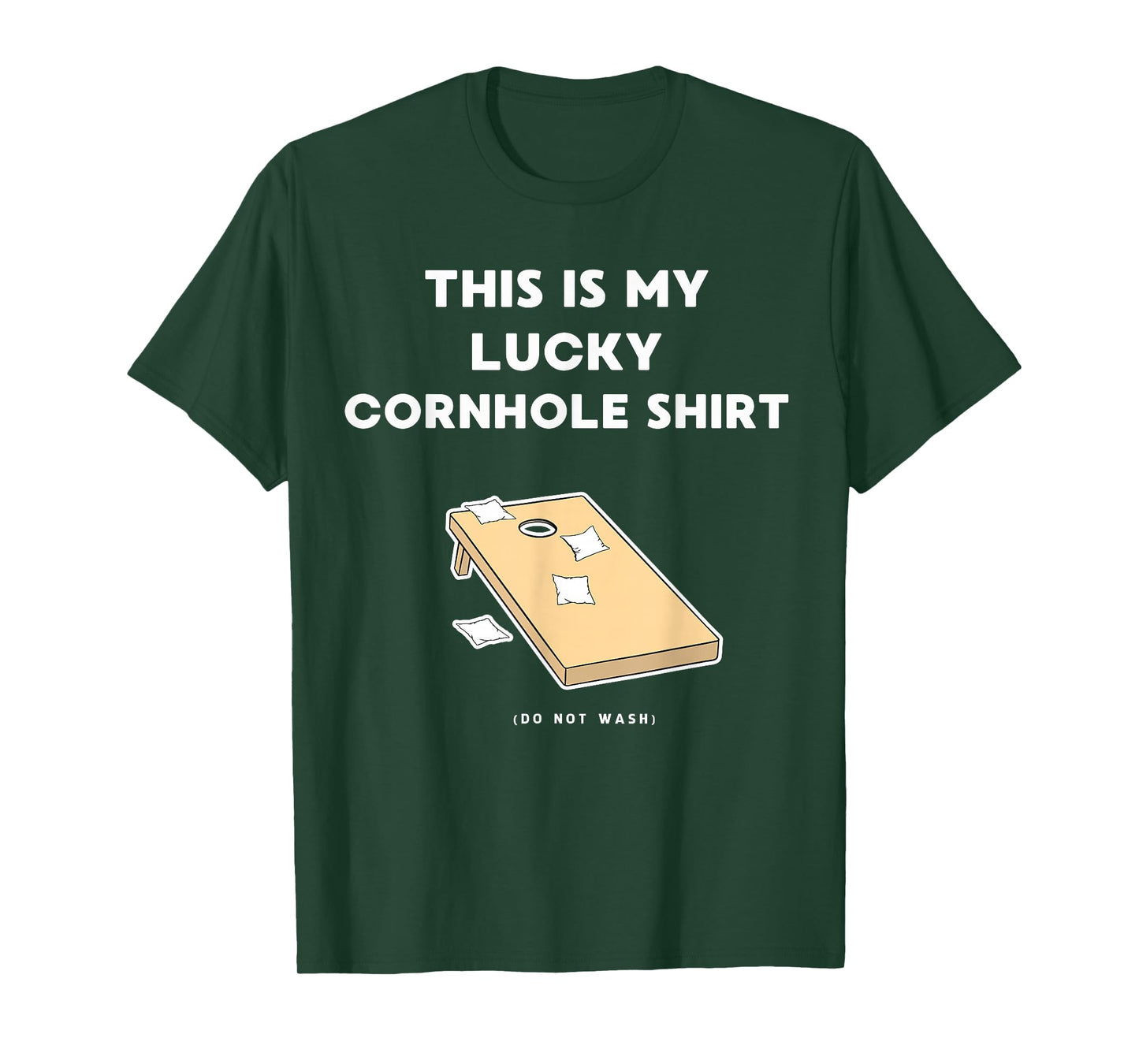 Funny Lucky Cornhole T-Shirt | Corn Hole Xmas Gift Ideas T-Shirt
