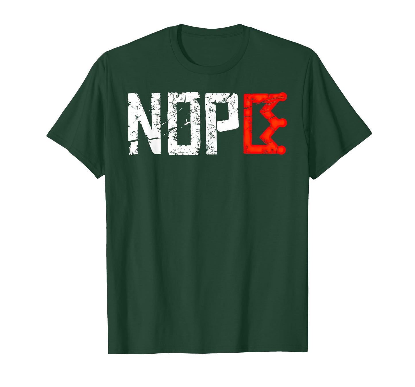 No Kings Nope Protest Sign Horizontal T-Shirt