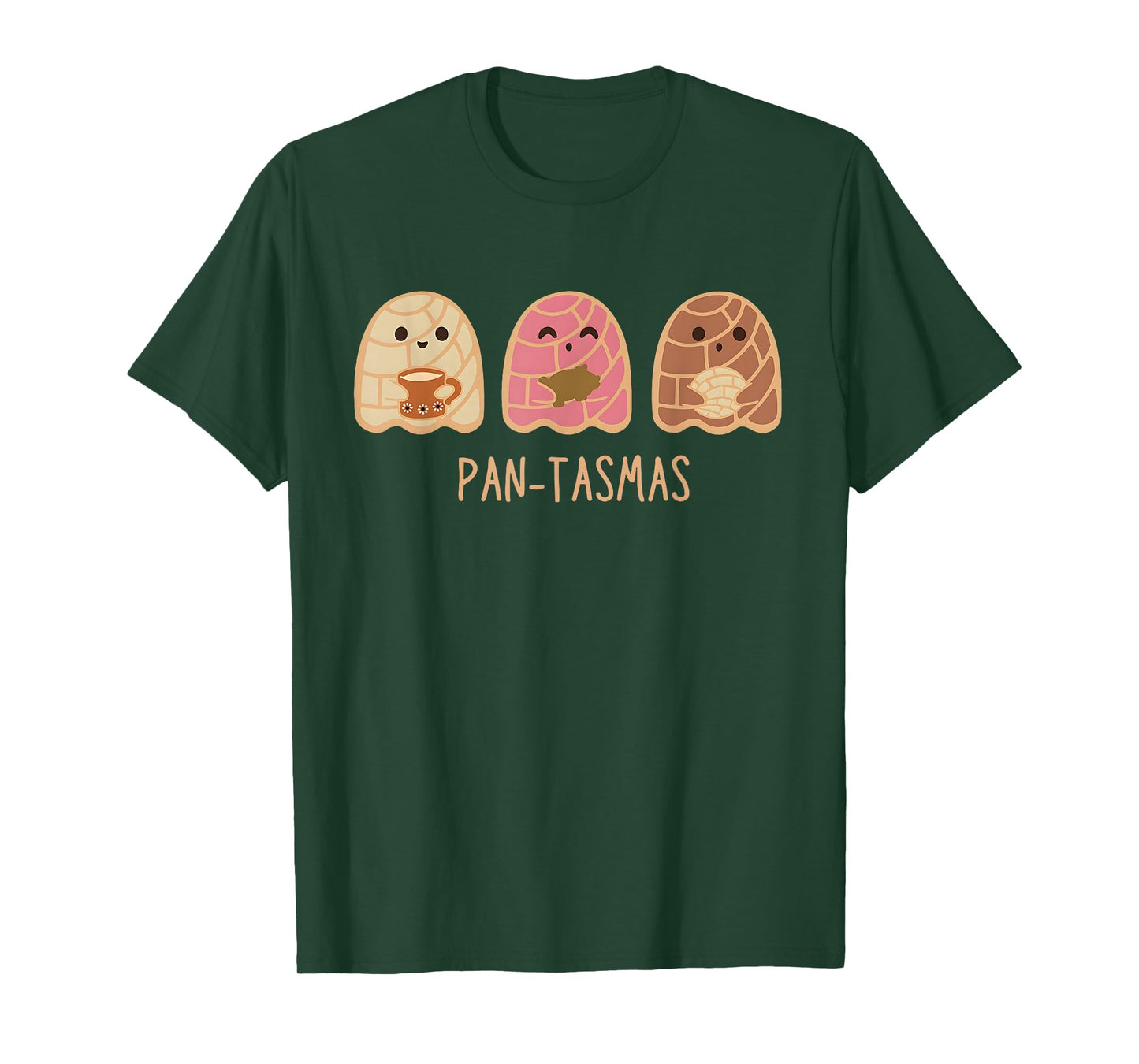 Pantasmas Ghost Funny Spooky Mexican Halloween for Women Men T-Shirt