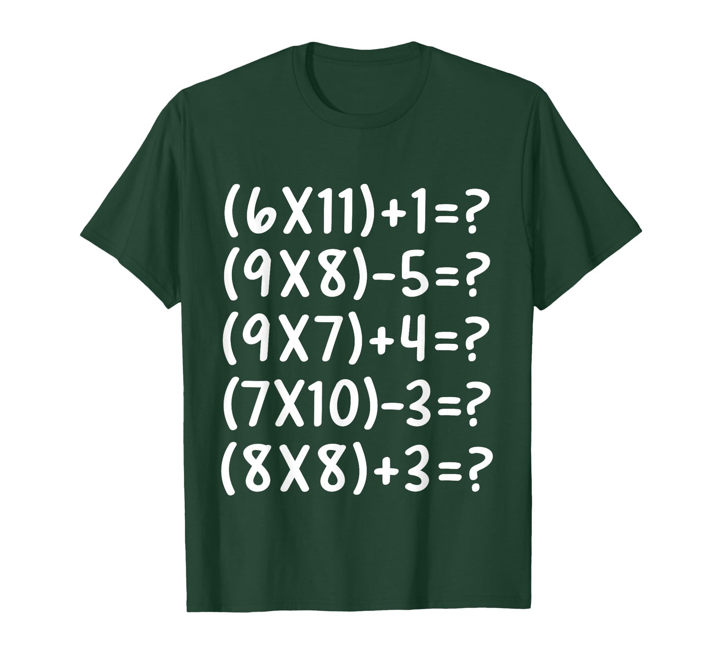 Six Seven Math Teacher T-Shirt