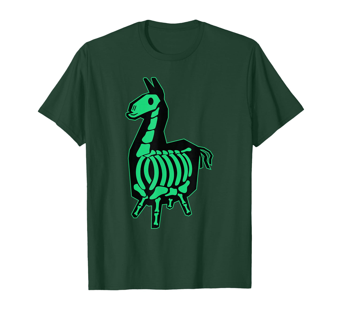 Fortnite Neon Color X-Ray Llama Center Icon T-Shirt