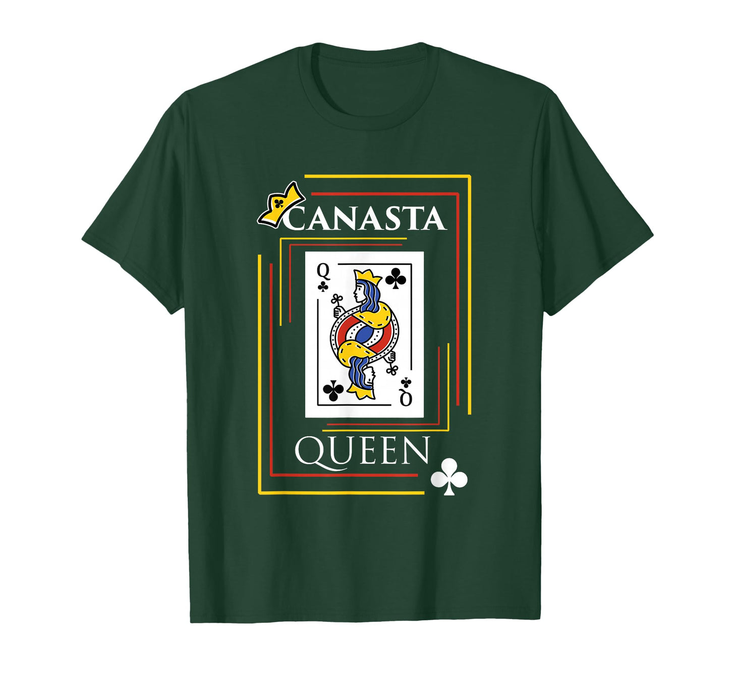 Womens Canasta Queen Game Cards Fun Team Funny Card Player T-Shirt