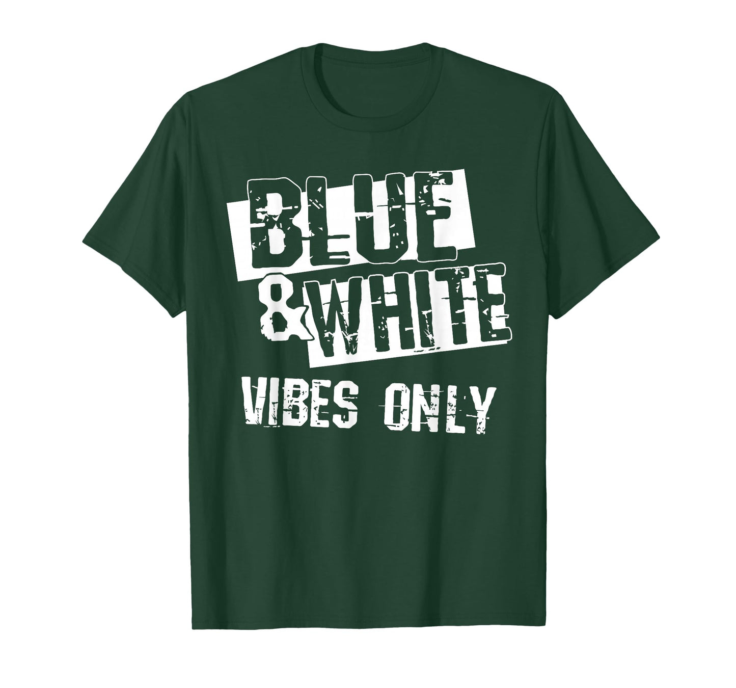 Blue and White Game Day Group Shirt for High School Football T-Shirt