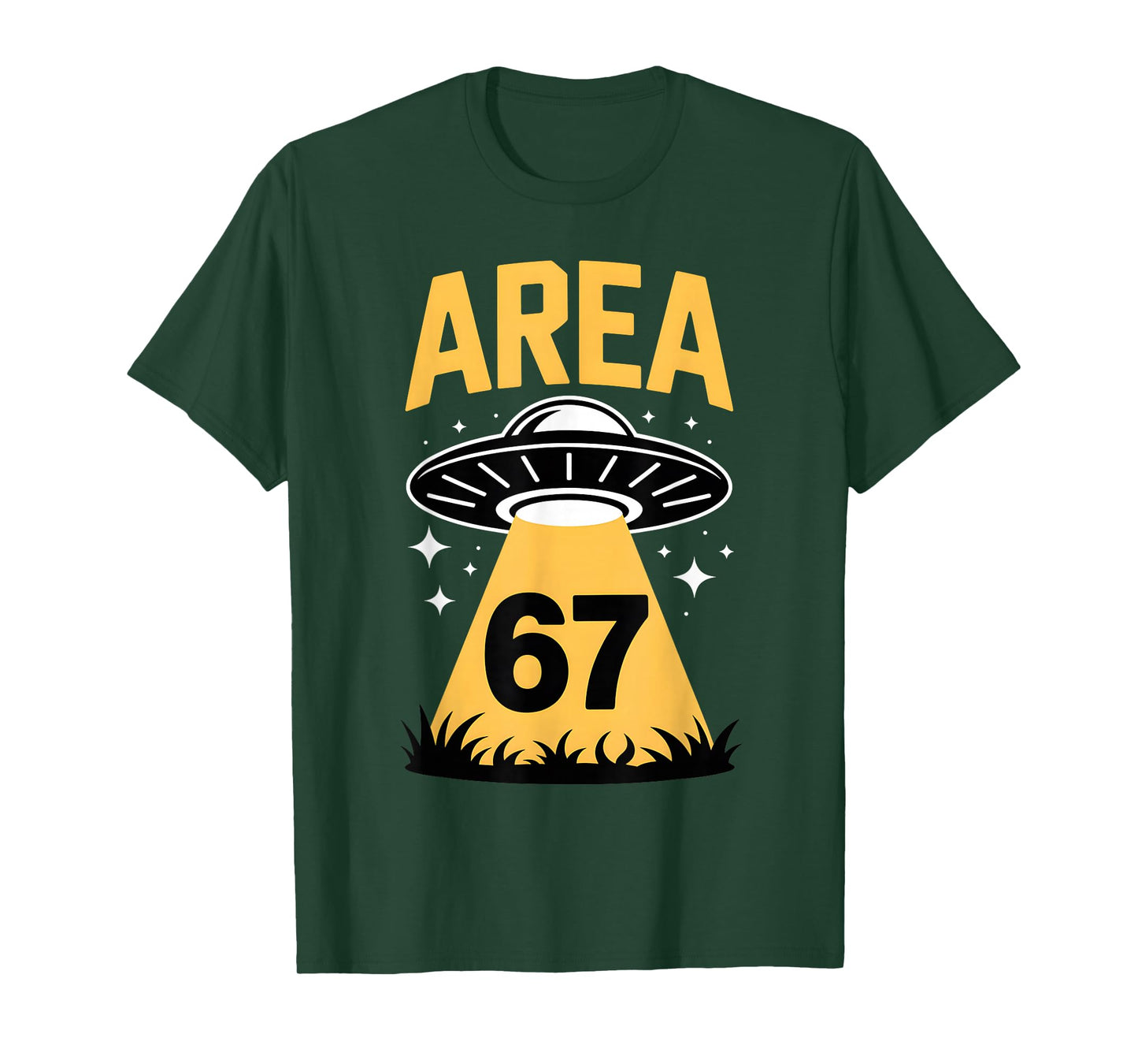 Funny Area 67 UFO Alien Viral Slang Conspiracy Gen Z Humor T-Shirt