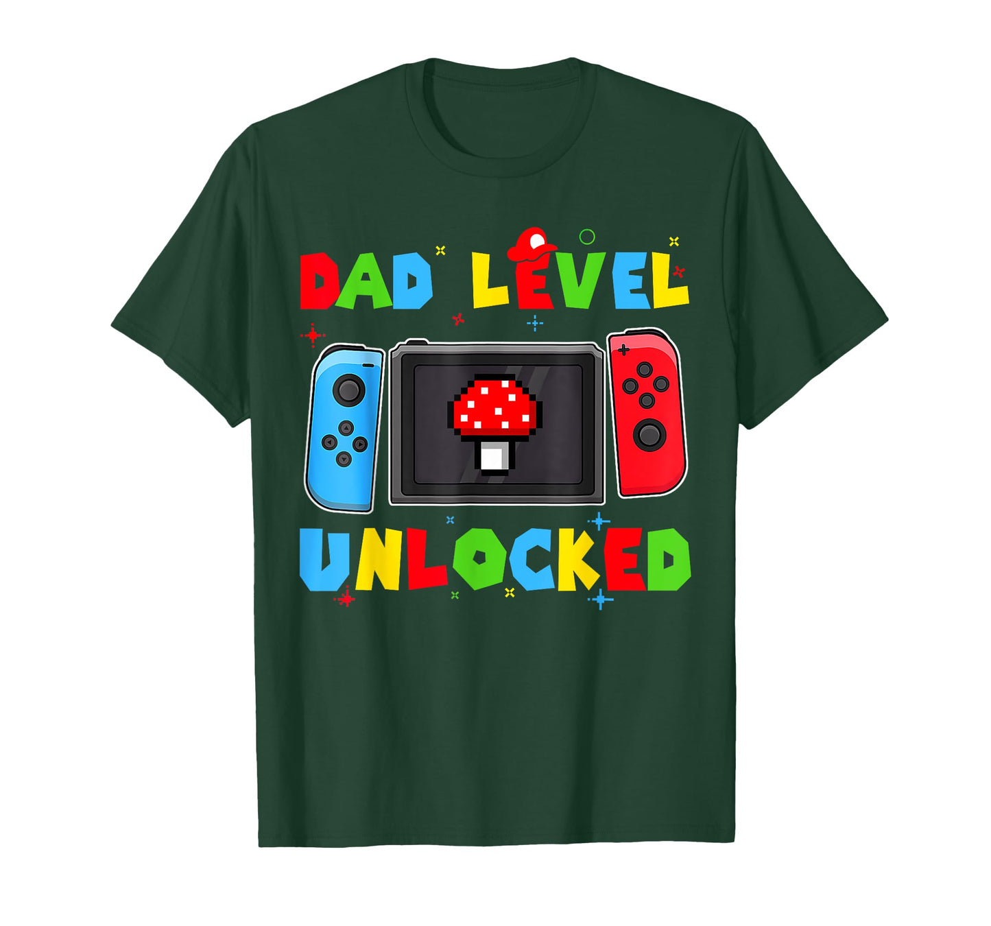 Dad Level Unlocked New Dad To Be Gifts Gamer Father's Day T-Shirt