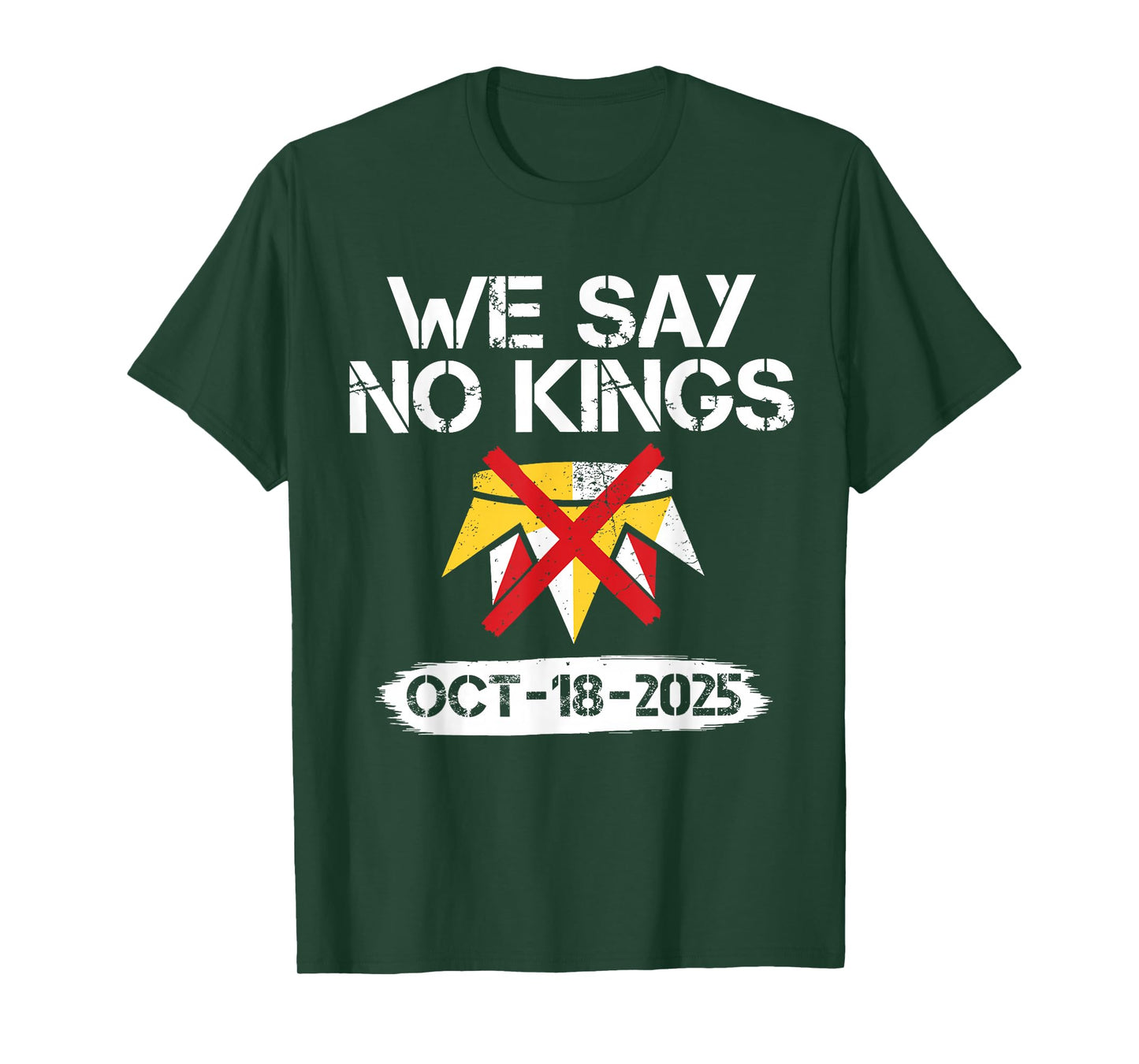 No Kings October 18 No Kings Day T-Shirt