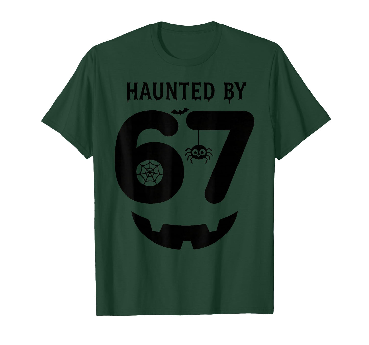 Meme 6 7 Italian Brainrot Halloween Costume Haunted by 67 T-Shirt