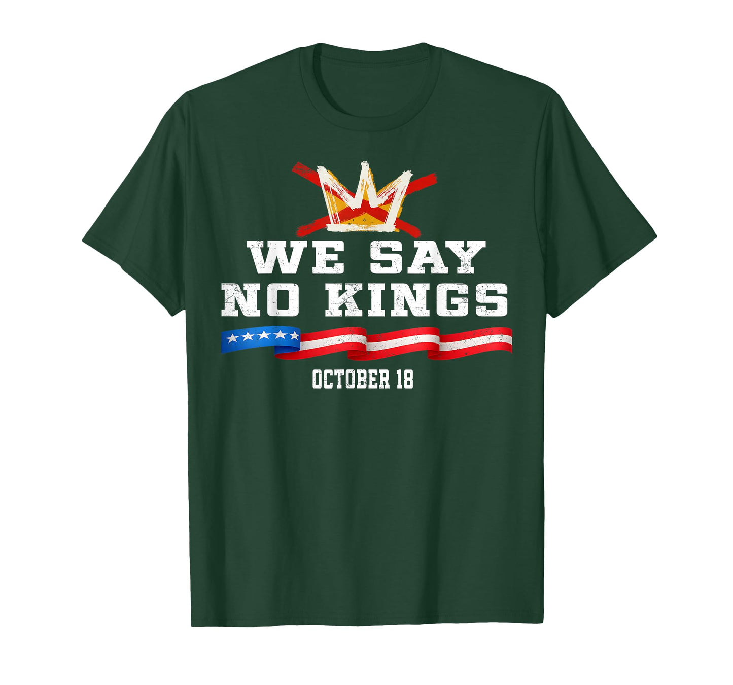 No Kings Day Patriotic No Kings 2025 T-Shirt