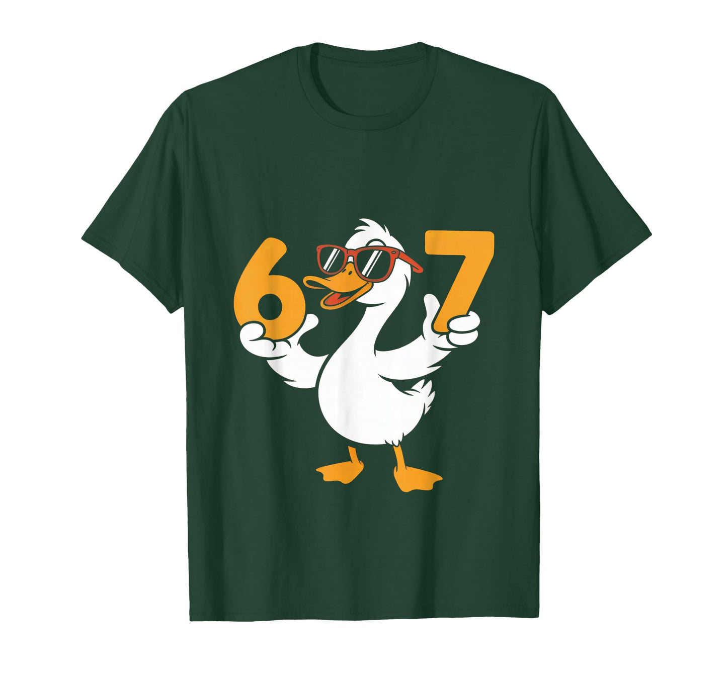 67 Meme Funny Goose Humor Six Seven Gen Alpha T-Shirt