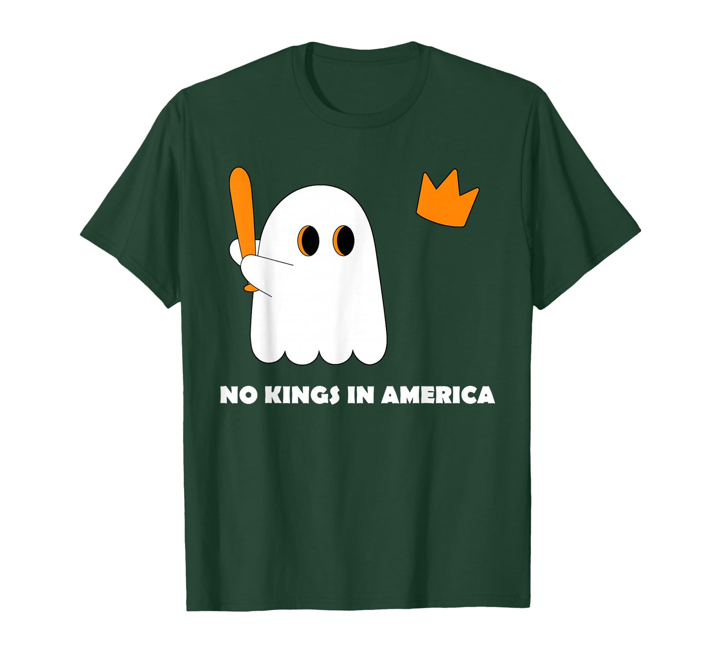 No Kings in America Funny Halloween T-Shirt