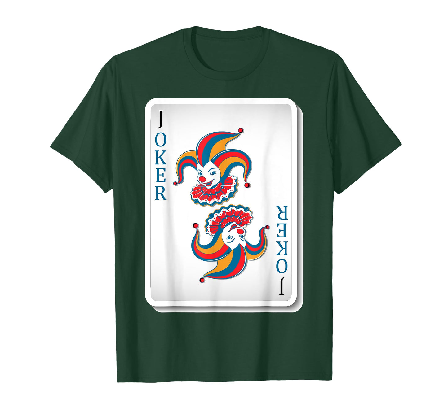 Joker Jester Poker playing Card Funny T-Shirt