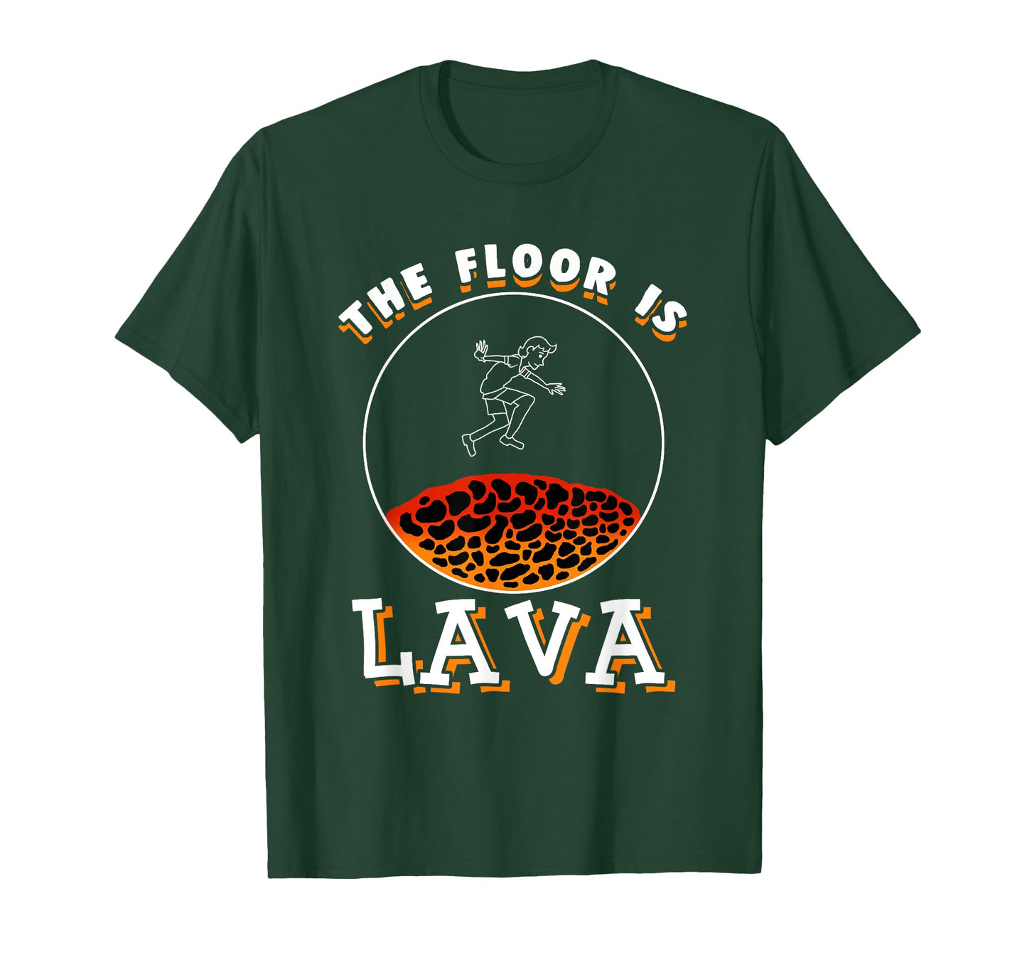 The Floor Is Lava T-Shirt | Volcano Lava Gift T-Shirt