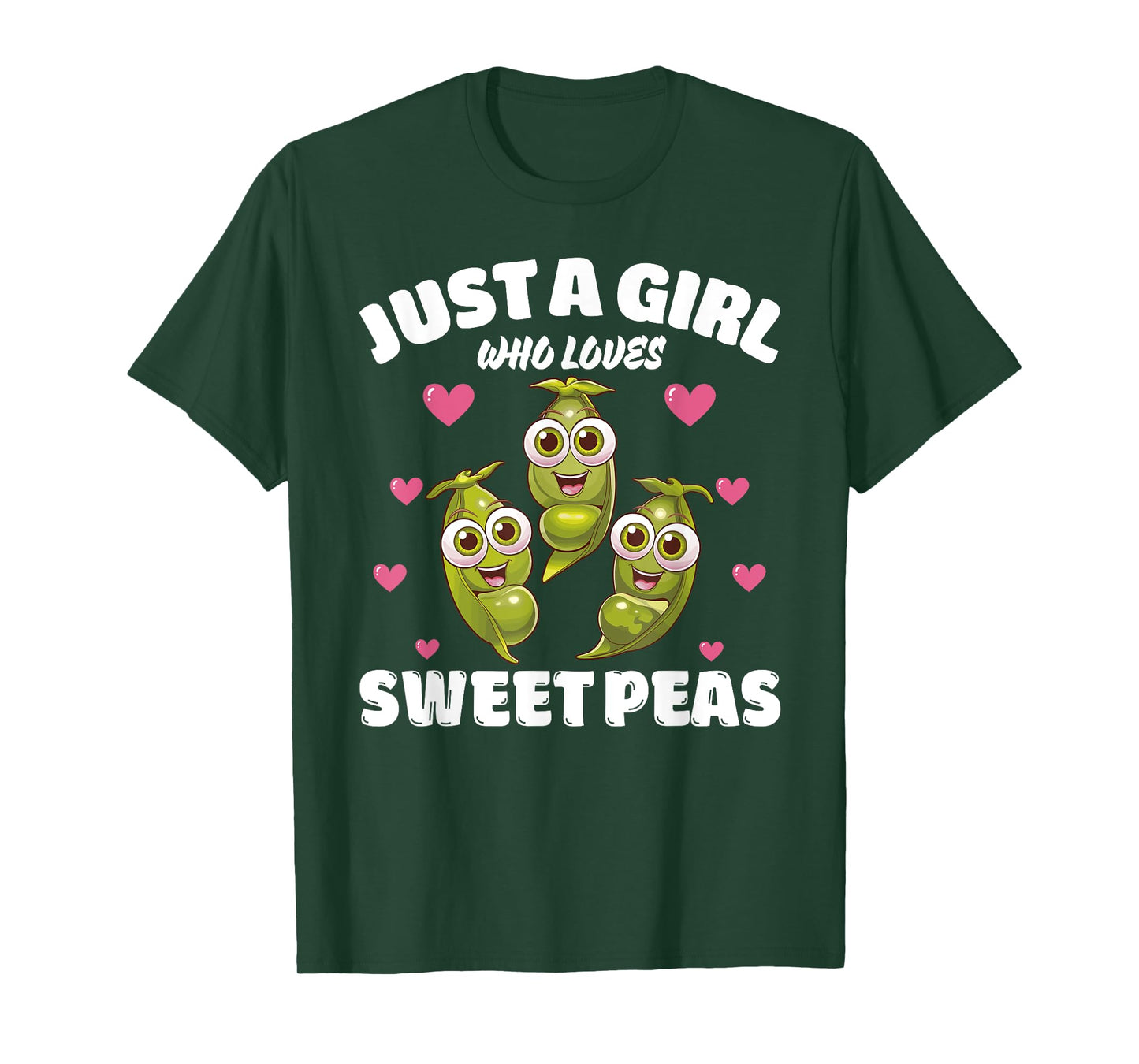 Just A Girl Who Loves Sweet Peas, Sweet Pea Flowers Lover T-Shirt