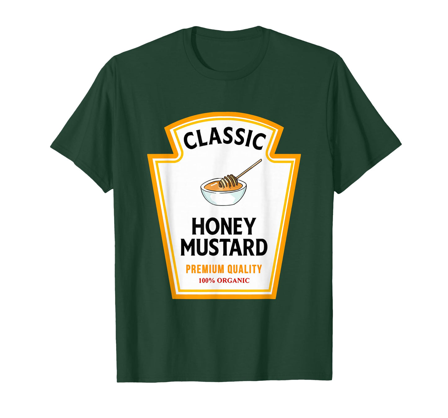 Cute Group Condiments Family Halloween Costume Honey Mustard T-Shirt