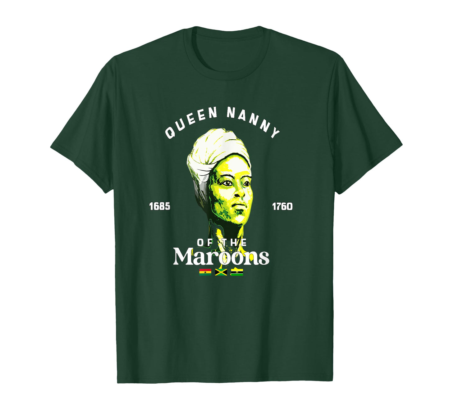 Queen Nanny of the Maroons, Jamaican national hero, Ashanti T-Shirt
