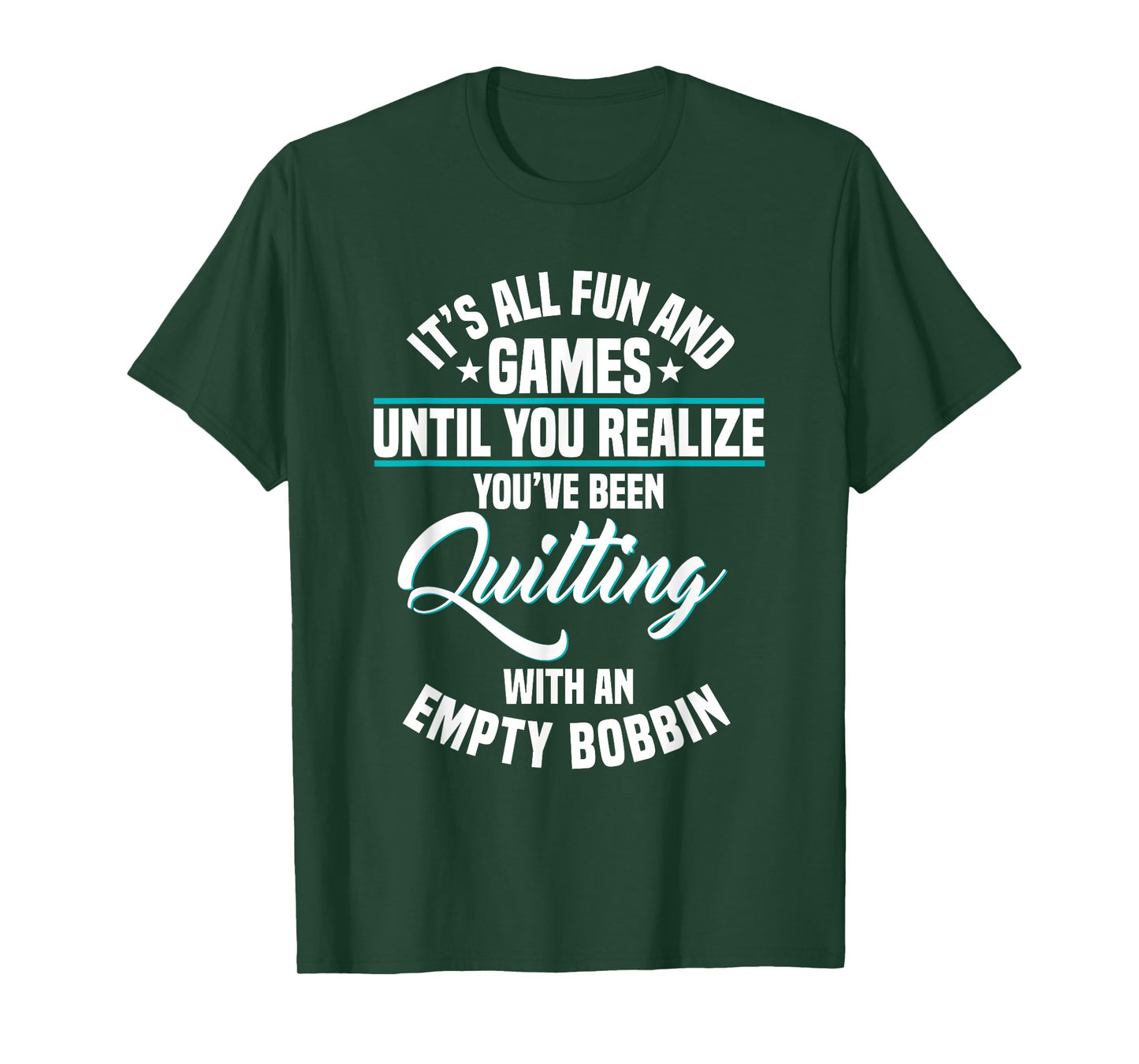 Quilter Quilt Art Stitiching Quilting Fabric Stitch Sewing T-Shirt