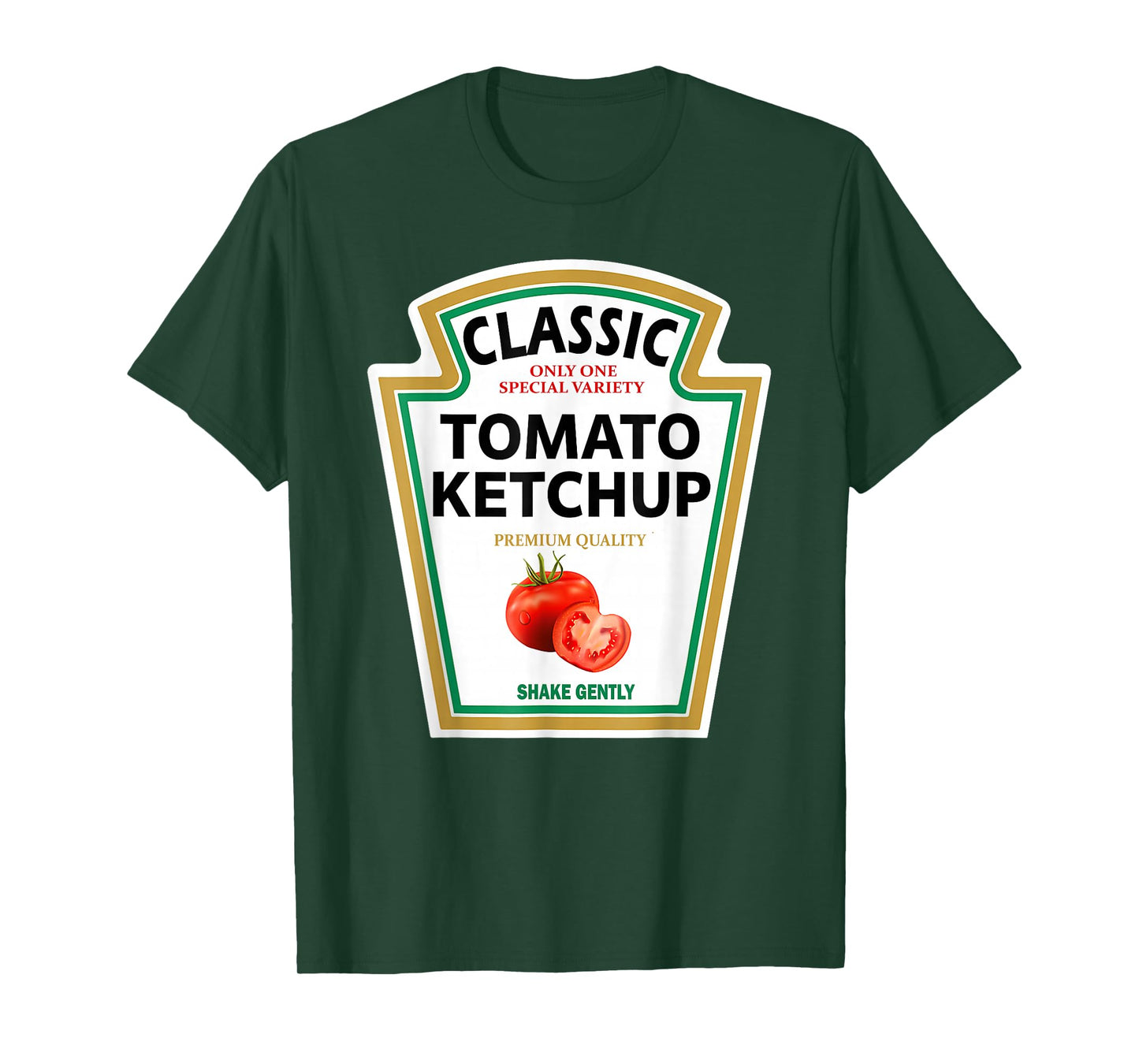 Red Ketchup DIY Halloween Costume Matching Group Mustard T-Shirt