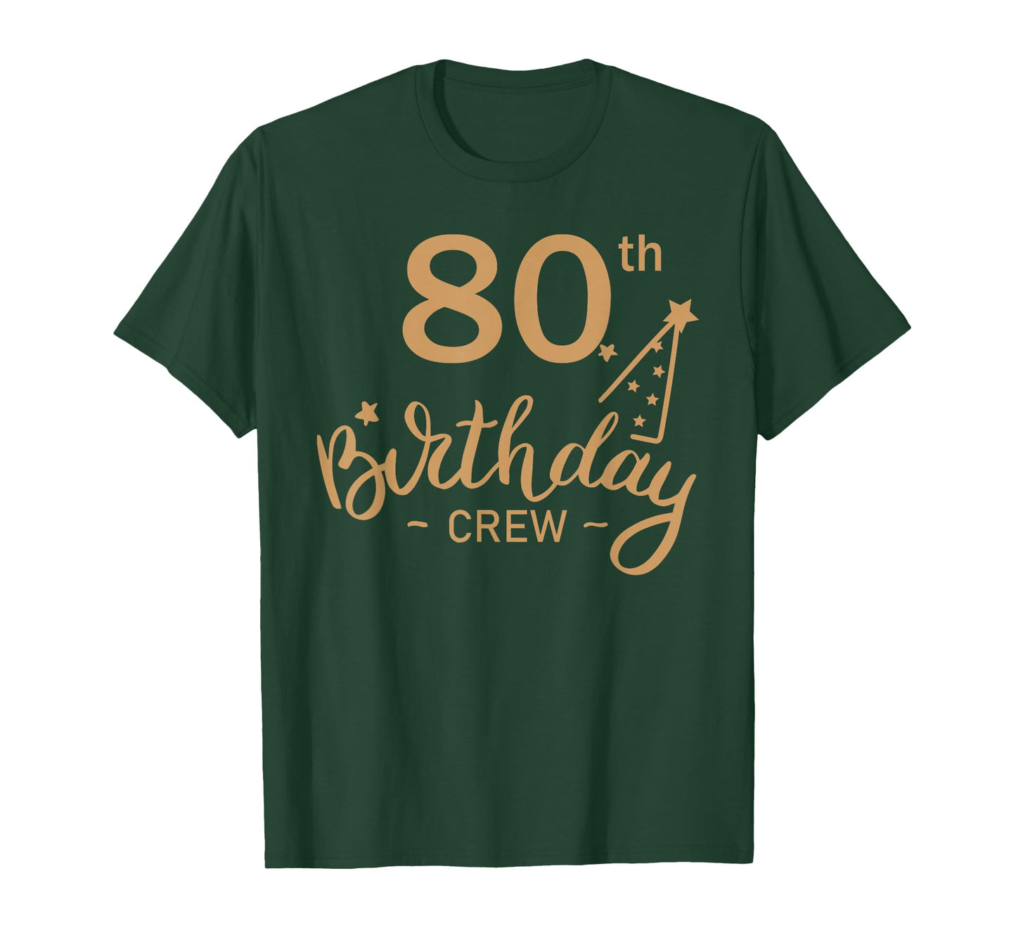 80th Birthday Crew 80 Party Crew Group Friends BDay Gifts T-Shirt