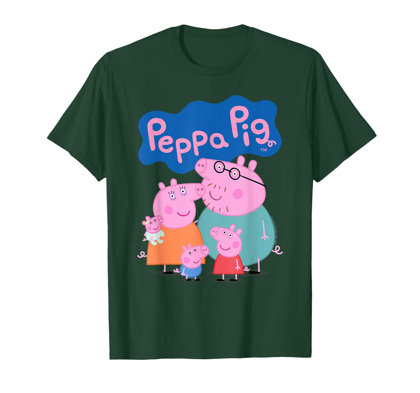Peppa Pig 20th Anniversary Whole Family Portrait T-Shirt