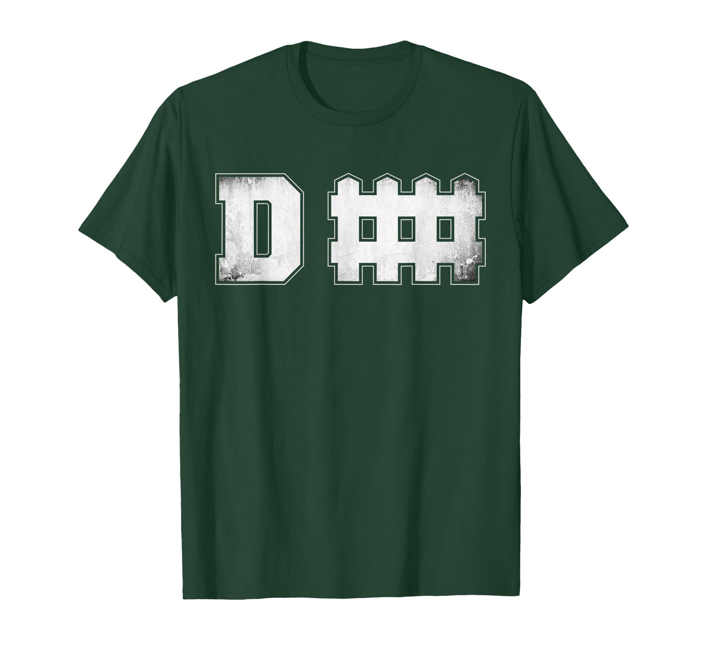 D fence Funny Defense Football T-Shirt