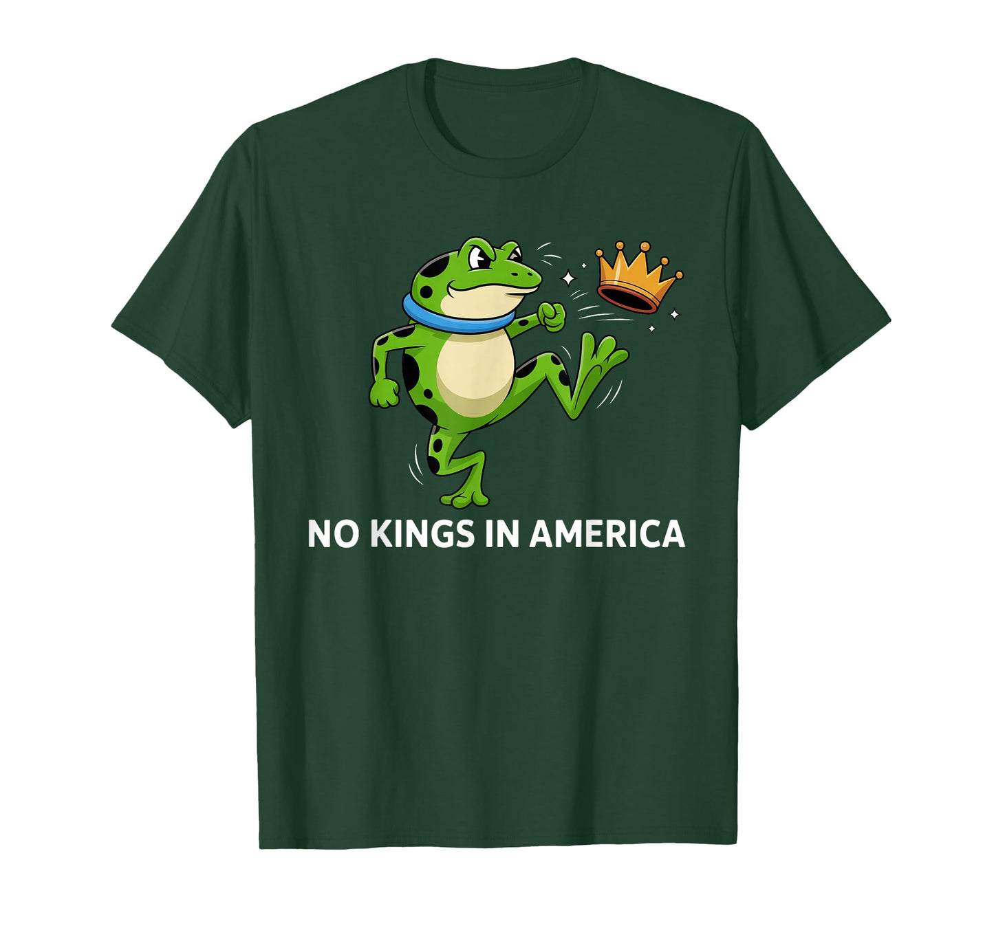 Frog No Kings in America We The People Political T-Shirt