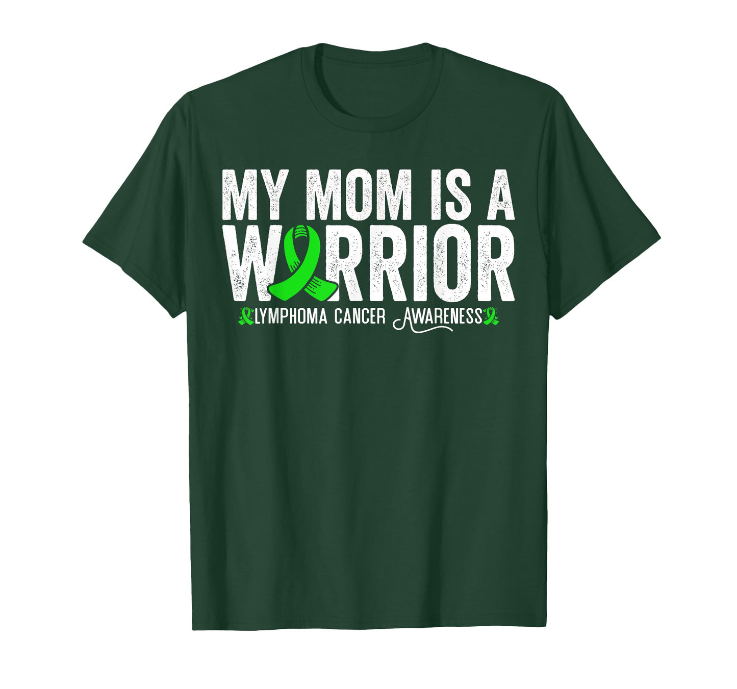 My Mom Is A Warrior Lymphoma Cancer Awareness T-Shirt